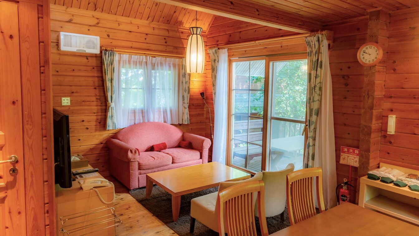 Interior of the detached lodge (family building)