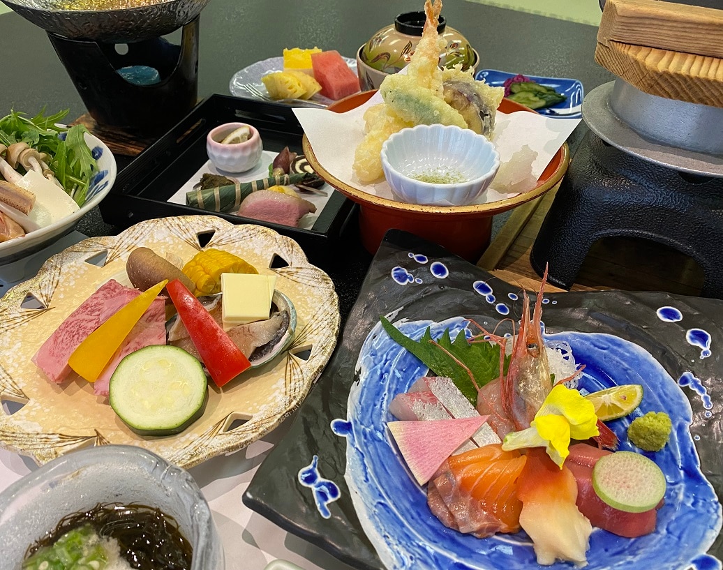 Tottori Sammai (with abalone) Kaiseki