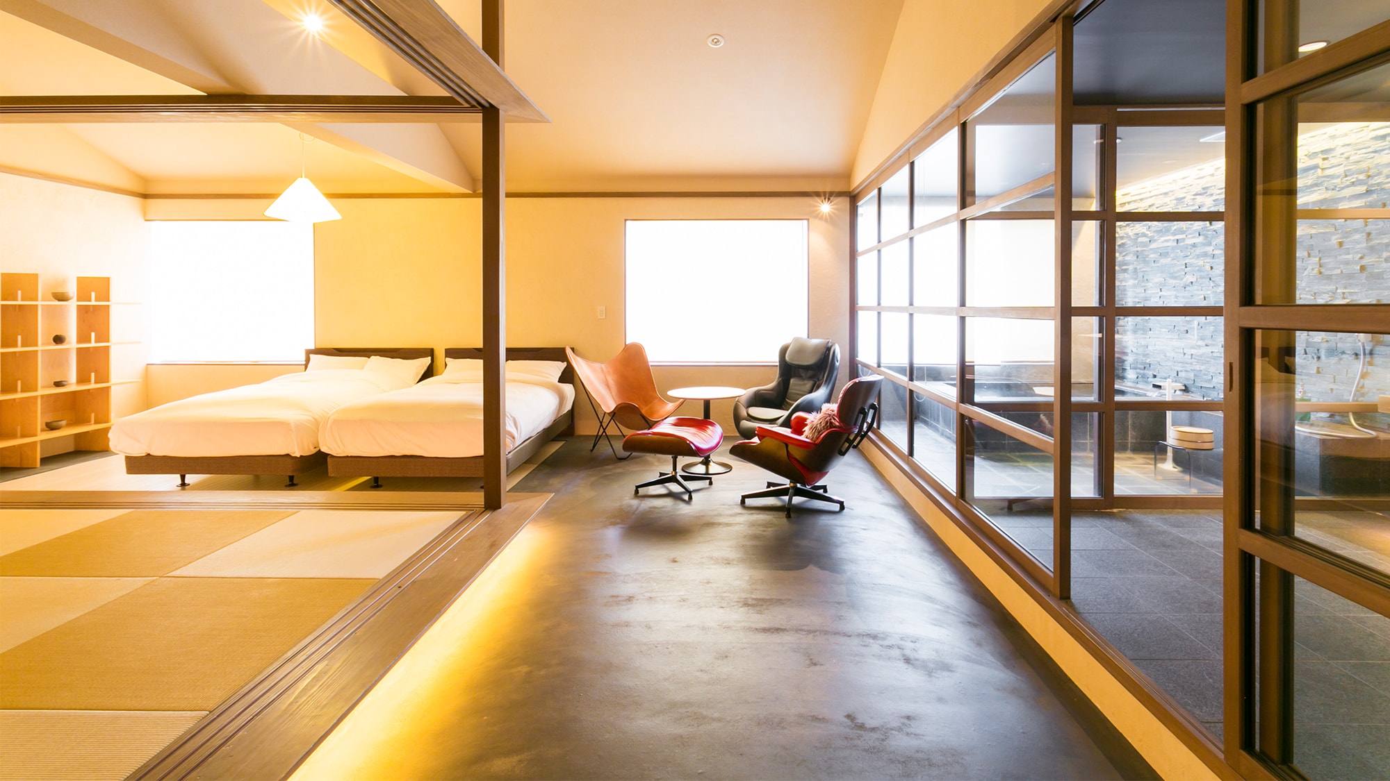 Premium Japanese-Western style room with hot spring "Yuzuriha" -yuzuriha-