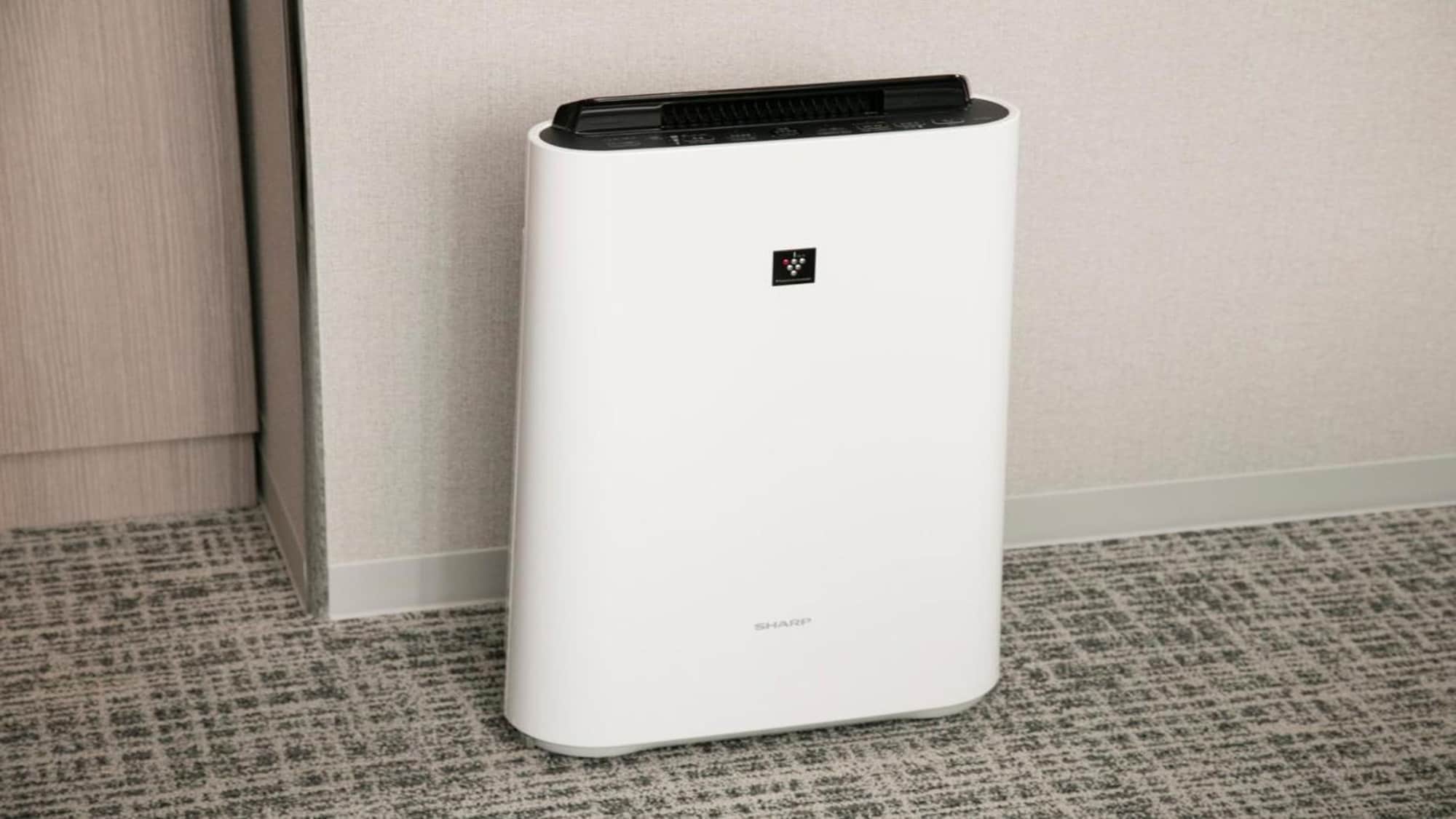 Equipped with air purifier with SHARP plasma cluster humidification function