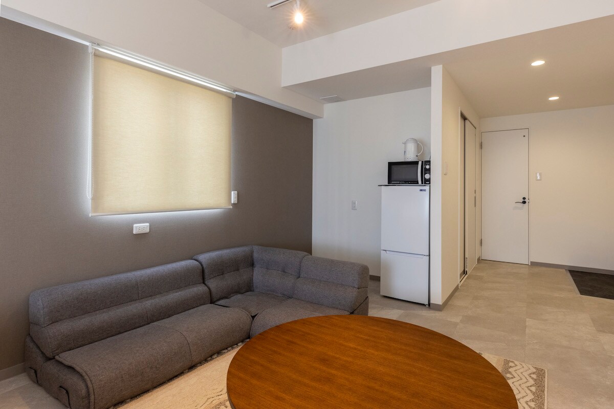 有寬敞的沙發♪雙床房