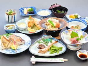 Ikesu cuisine (an example. The content of the dish will change depending on the landing situation of the day)