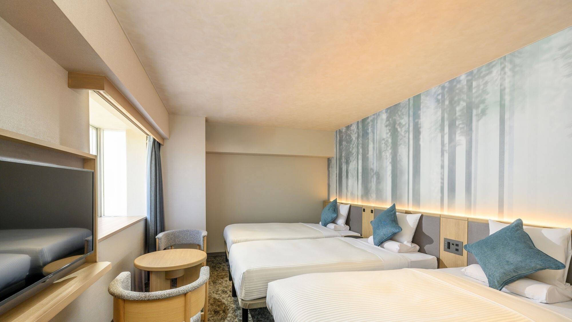 Standard twin room with extra bed