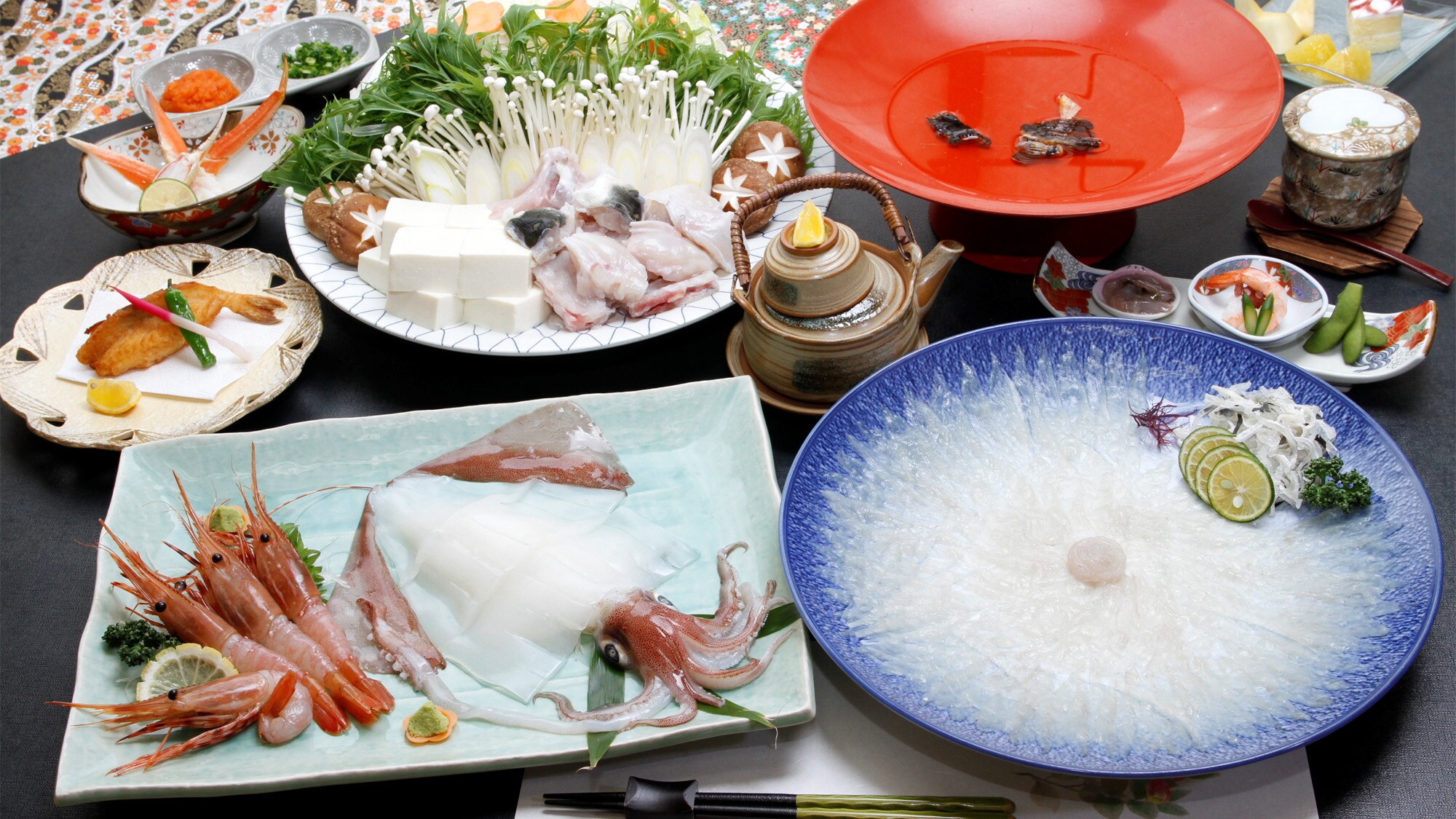 An example of fugu cuisine