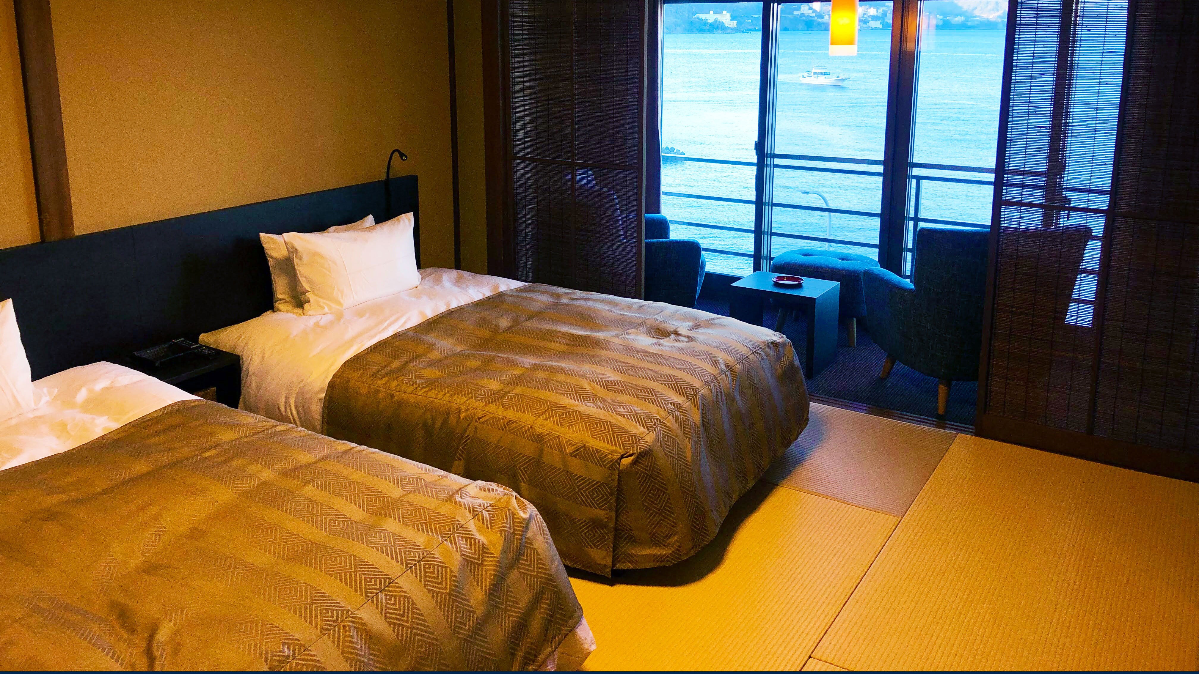Kamar Standar Modern Jepang, Lantai Atas (Twin/Kamar Tidur)