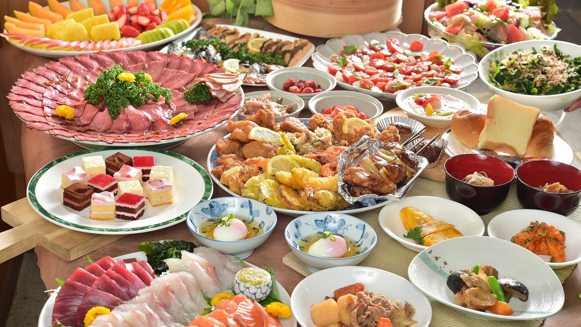 아침 식사 뷔페