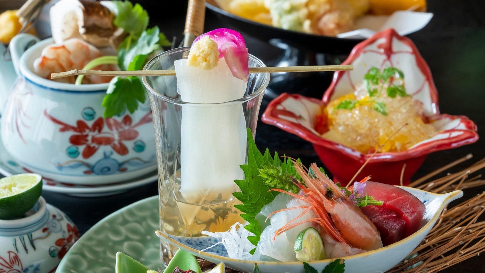 [Example of standard kaiseki meal] We will prepare fresh seafood unique to Sanin