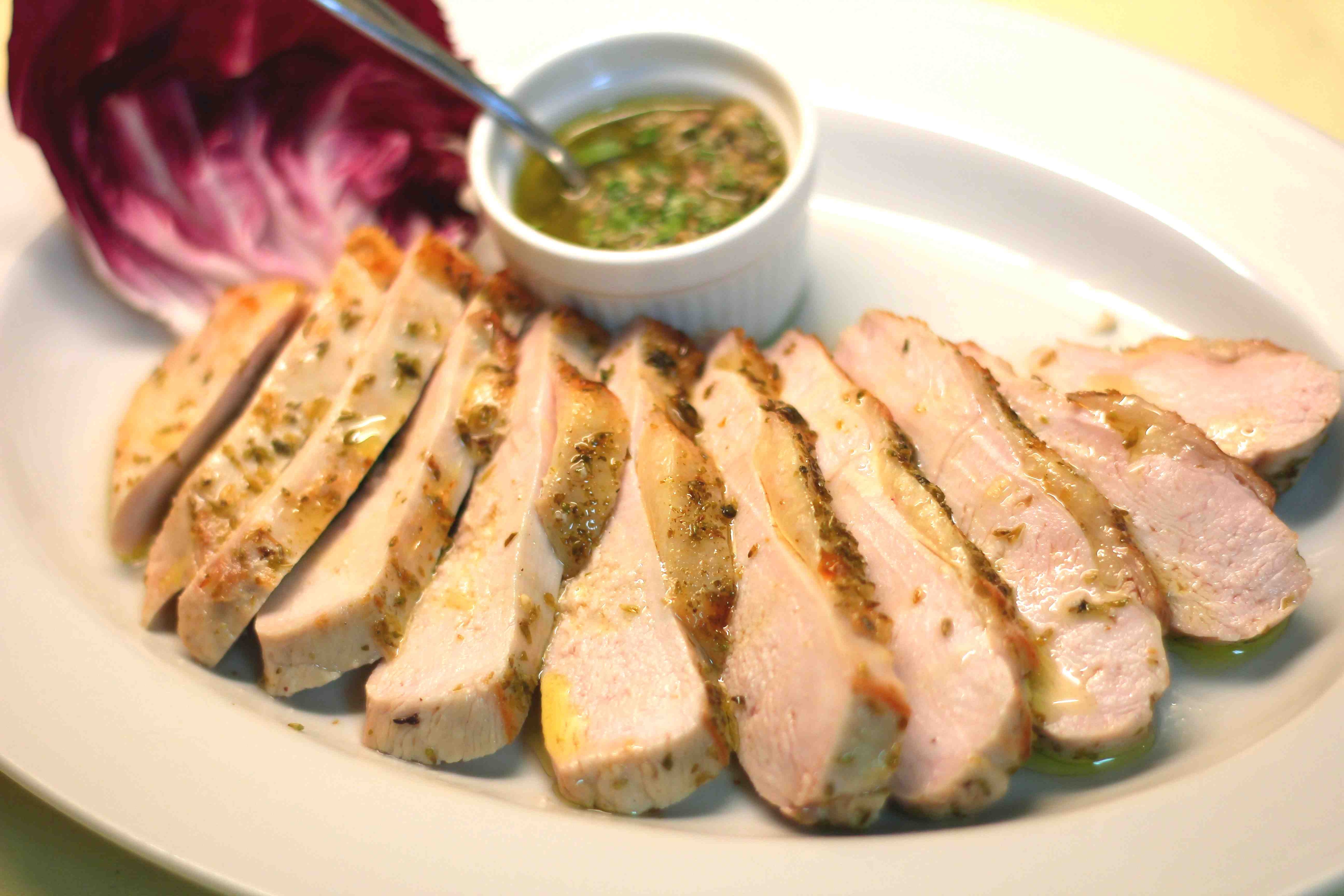 Dinner: An example of a meat dish