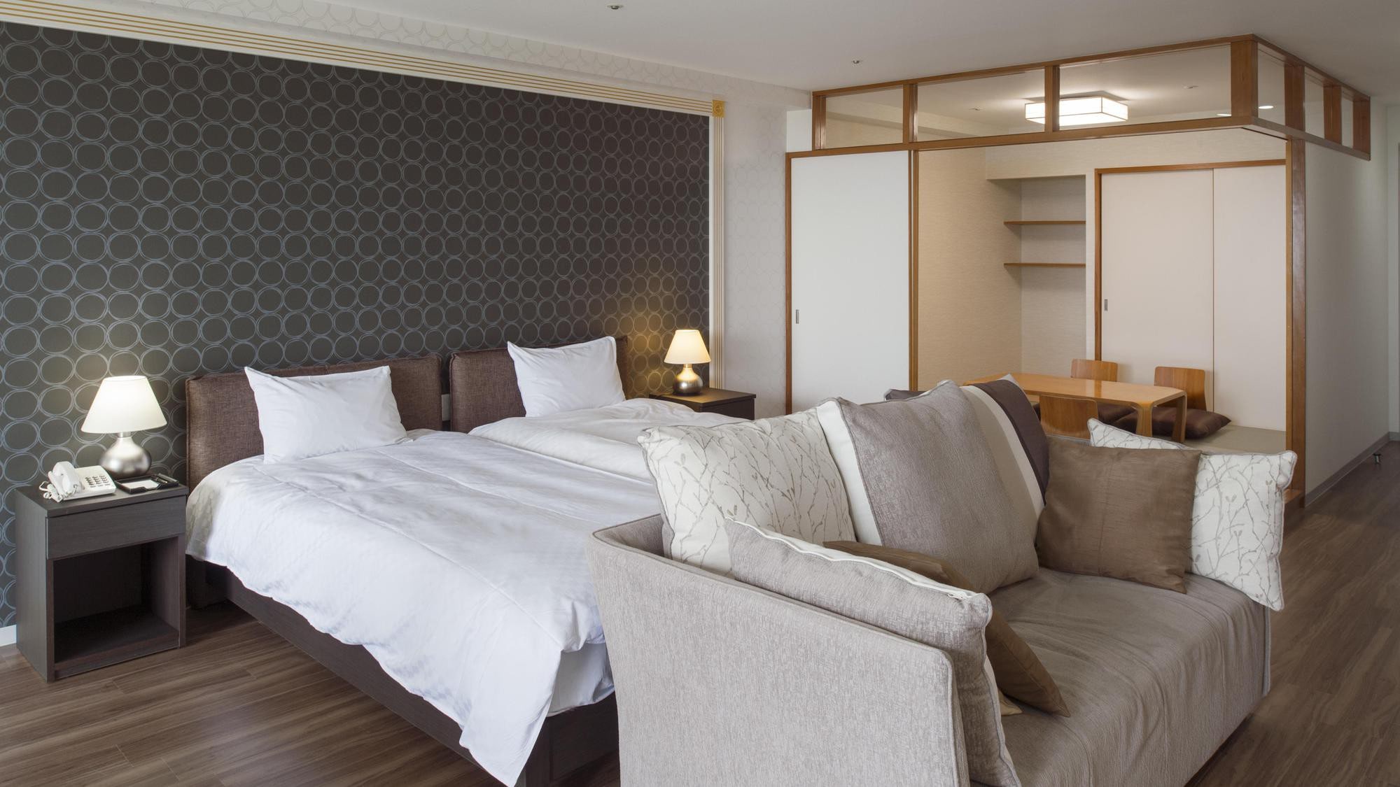 Modern Japanese and Western room 55㎡ (Japanese, 4.5 tatami mats) Capacity 4 people (non-smoking)