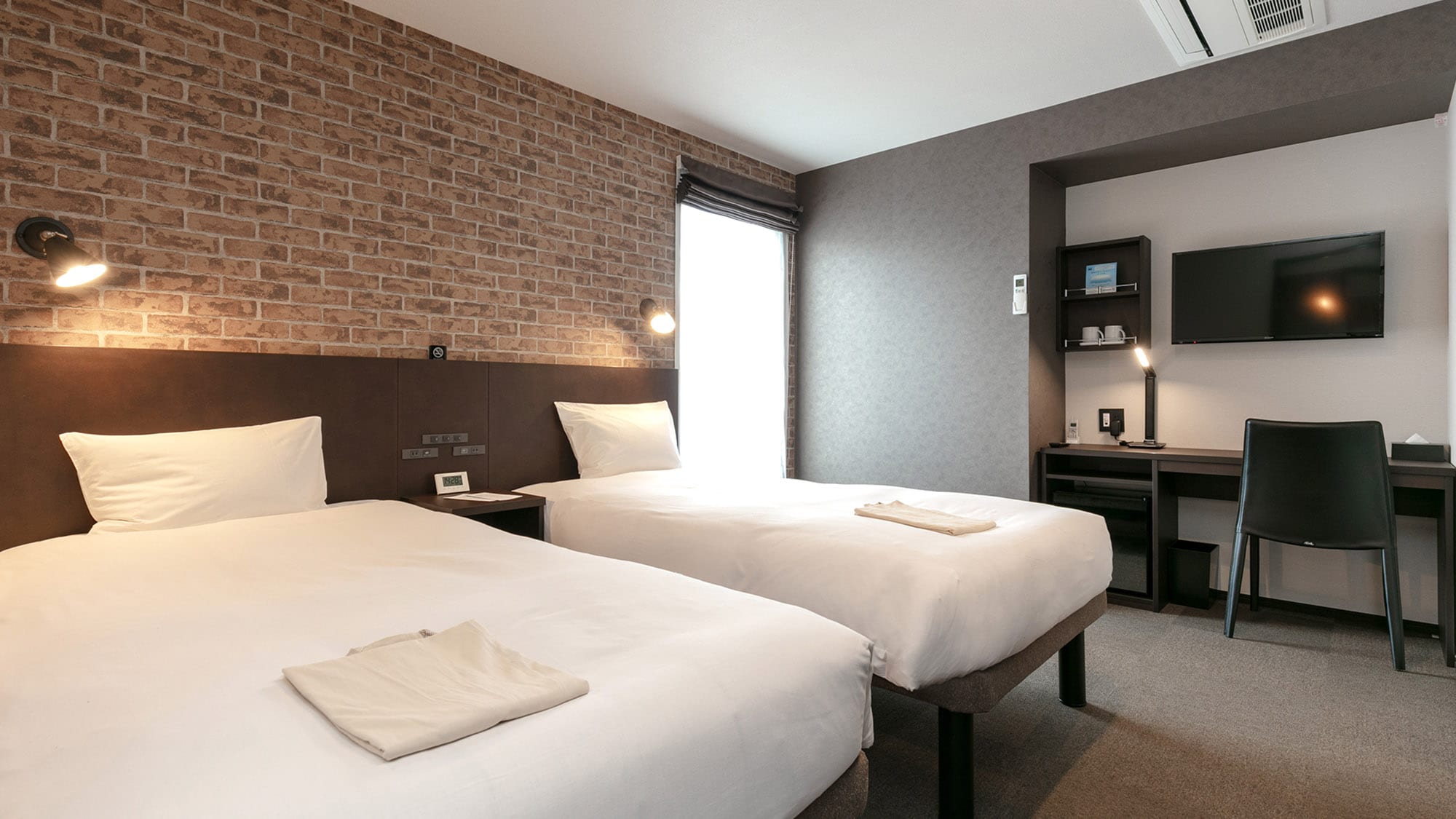 ・ Twin room / single bed & times; 2, 1 to 2 people can be used. Airweave is used for the bed