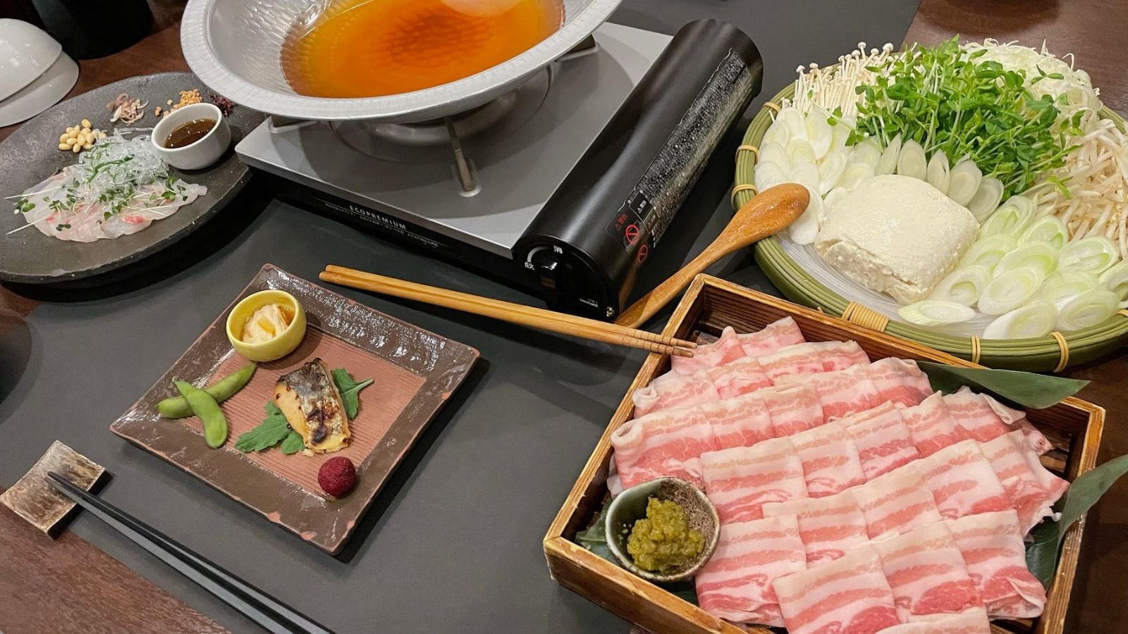 Pork shabu-shabu