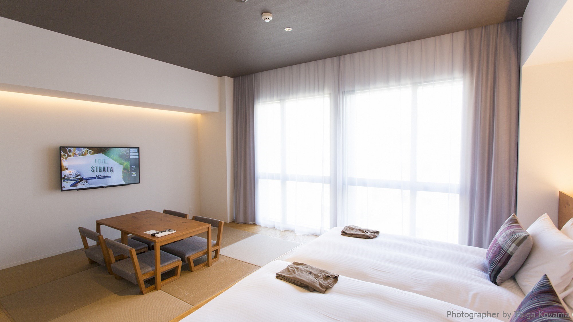 Tatami Twin (Kamar Jepang dan Barat: 2-3F)