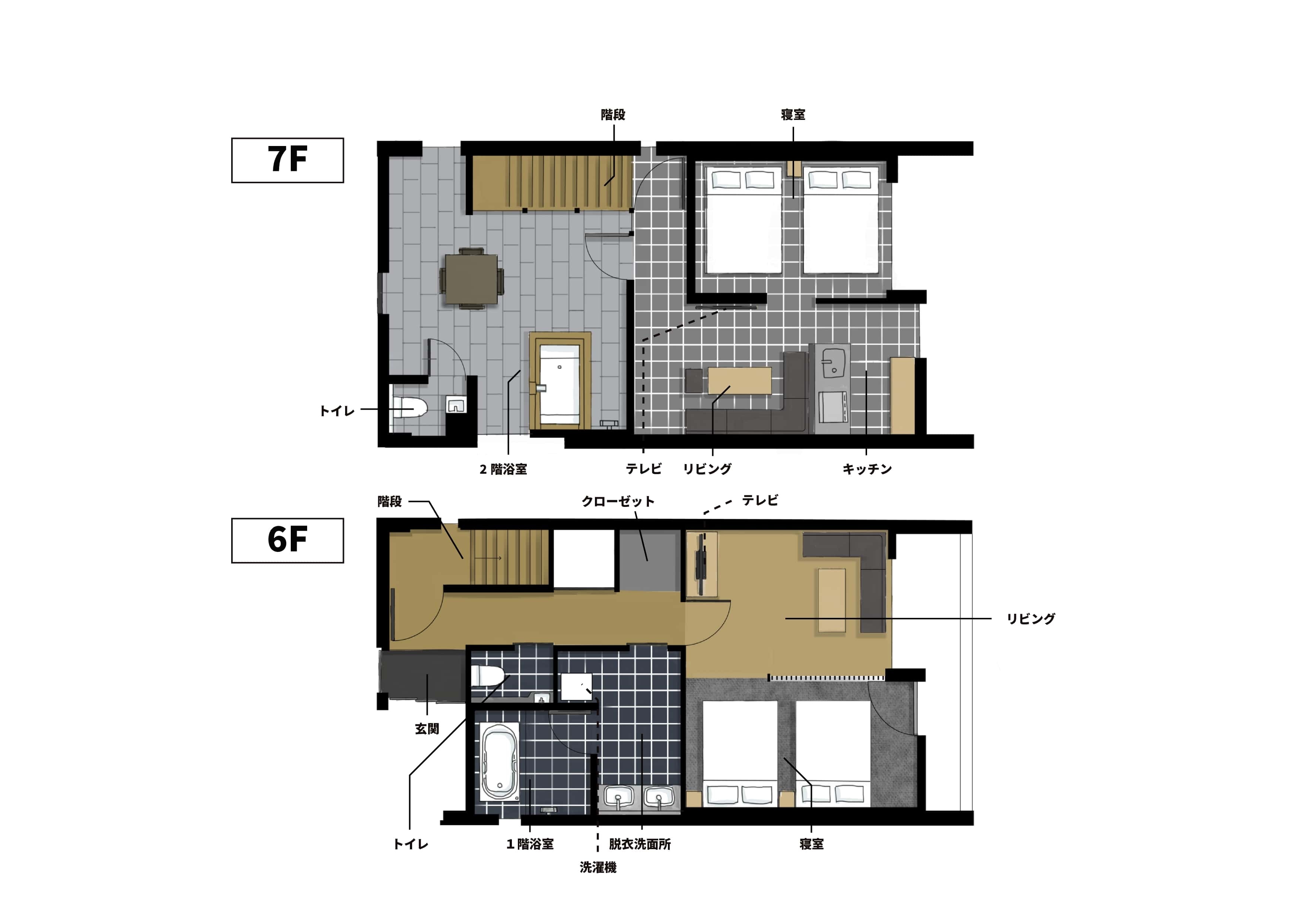 Deluxe Suite Room Floorplan