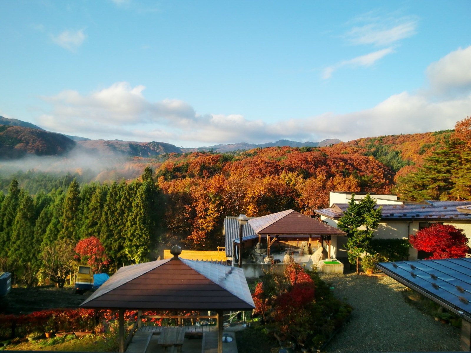 View from the guest room: Autumn