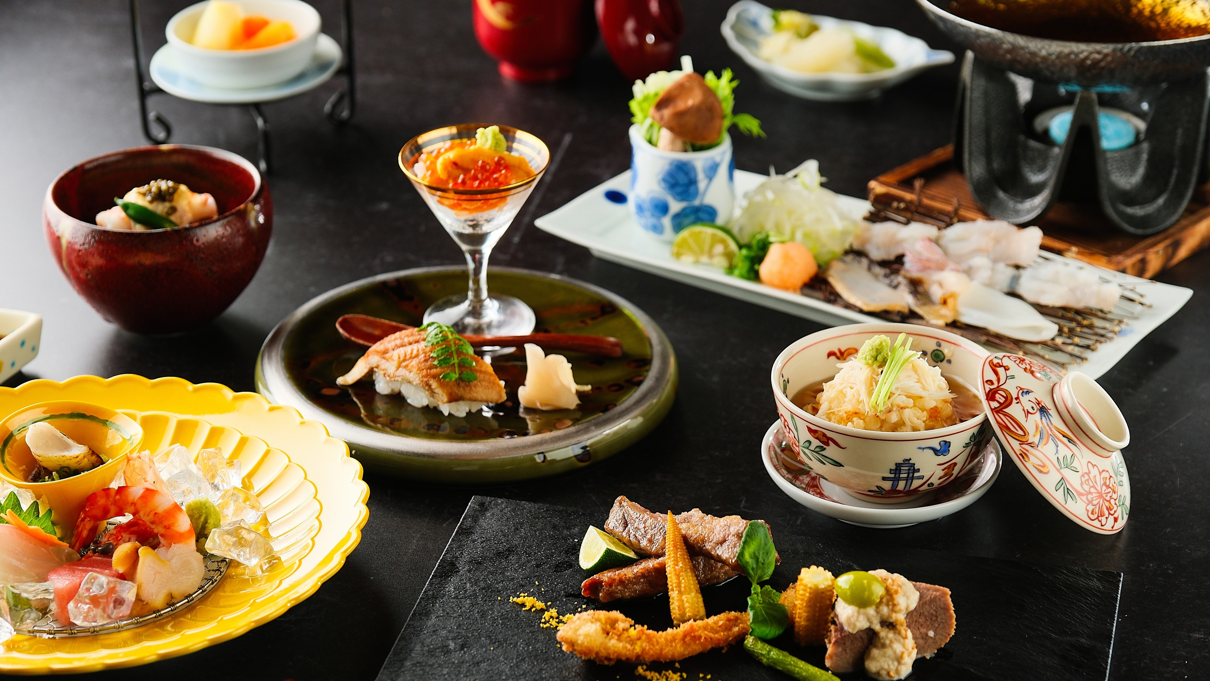 Small portions of gourmet food: 12,000 images