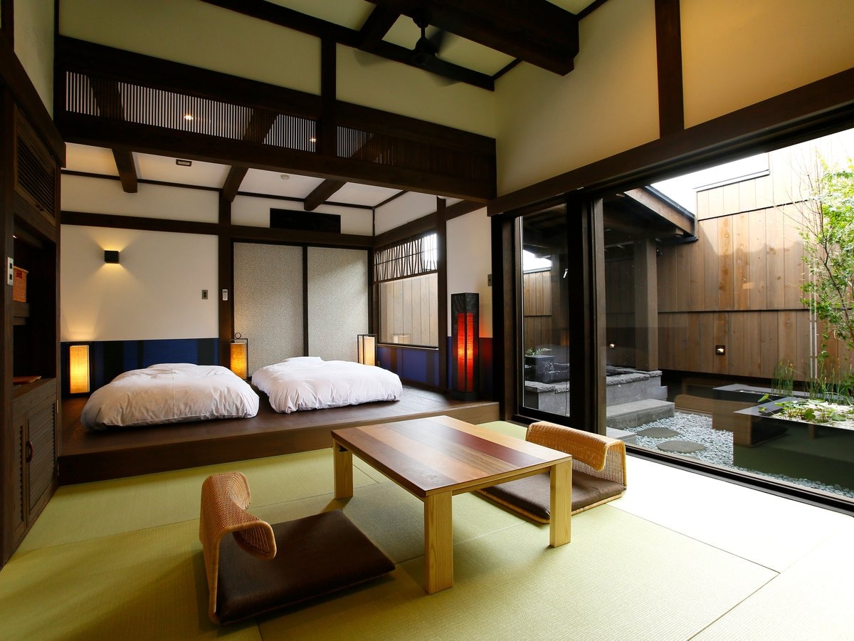 Rindou (private open-air bath, Japanese-style room, capacity 4 people)