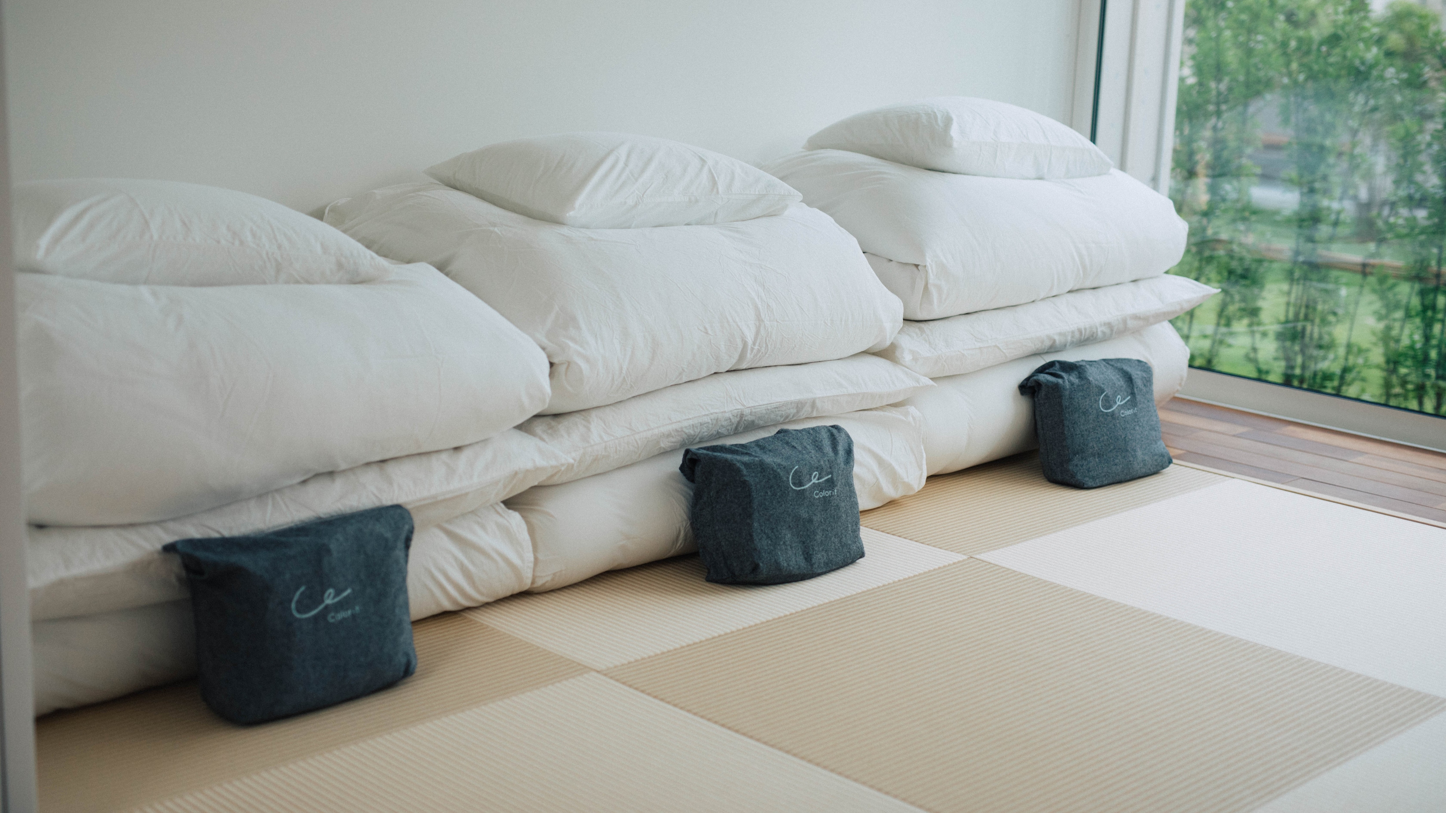[Maisonette Wide Terrace] A Japanese-style room space is available on the first floor. Accommodates up to 3 people. (5 people in total)