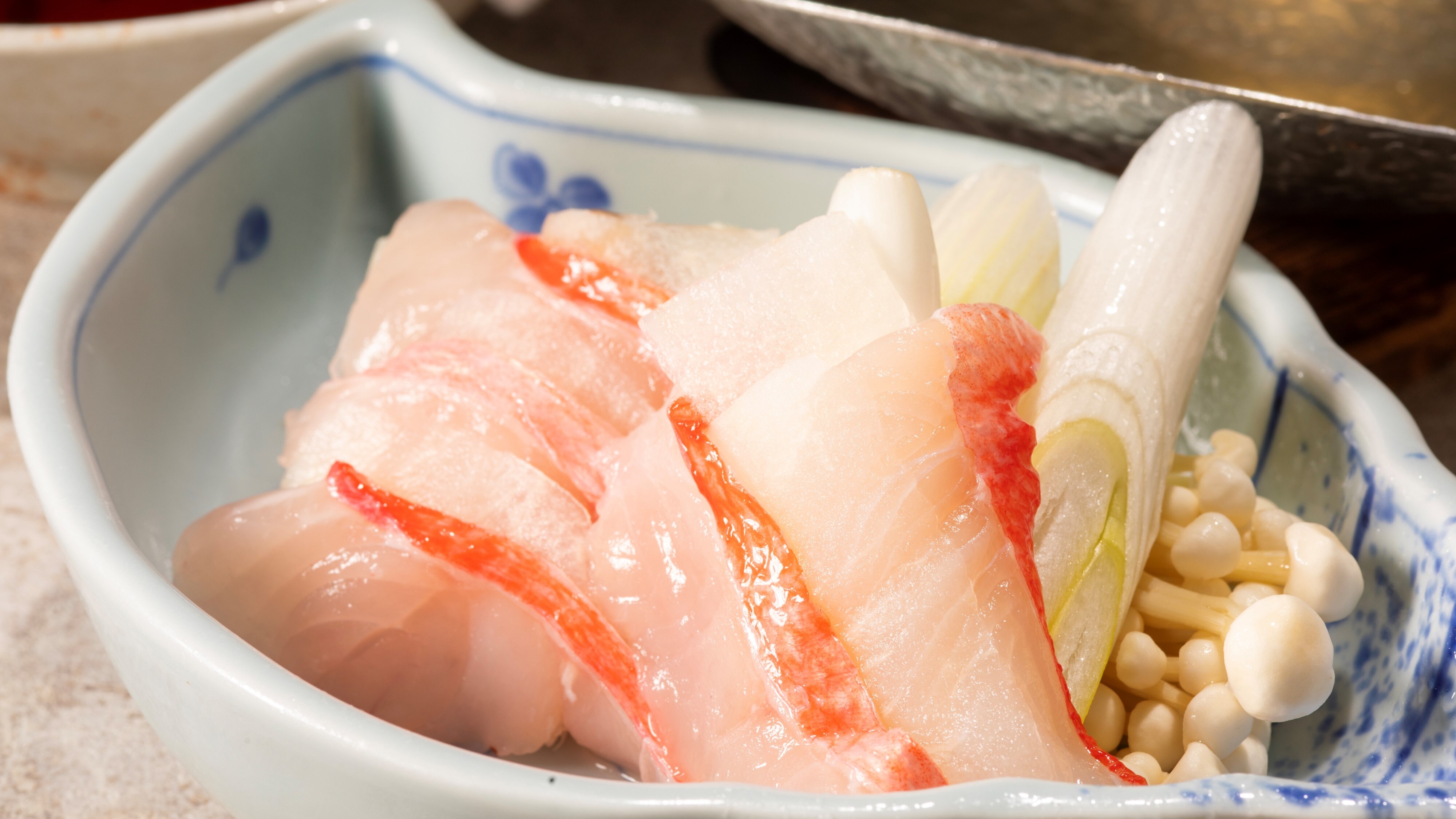 Red sea bream shabu-shabu