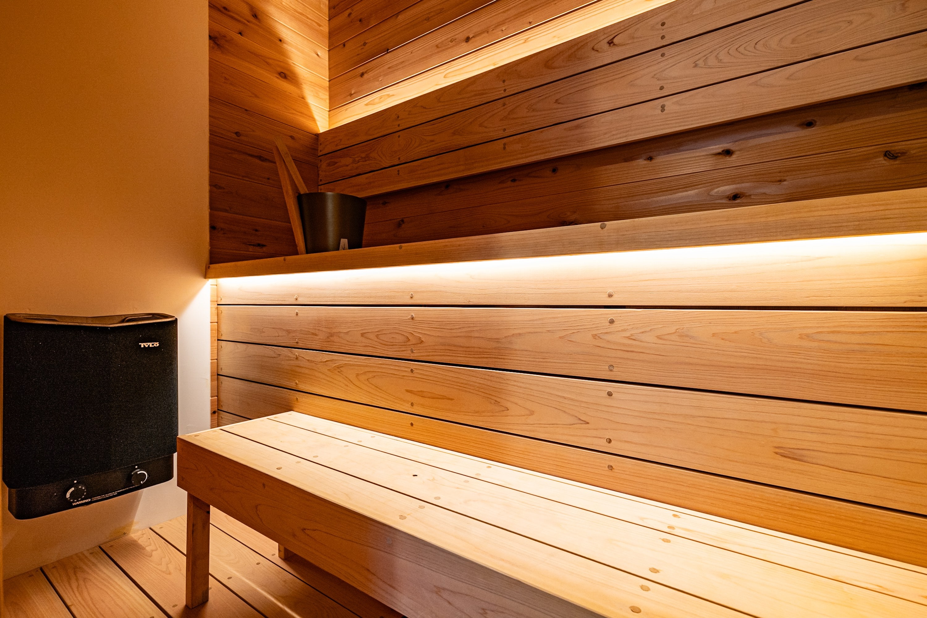 Type A room: Large private sauna for 2 people
