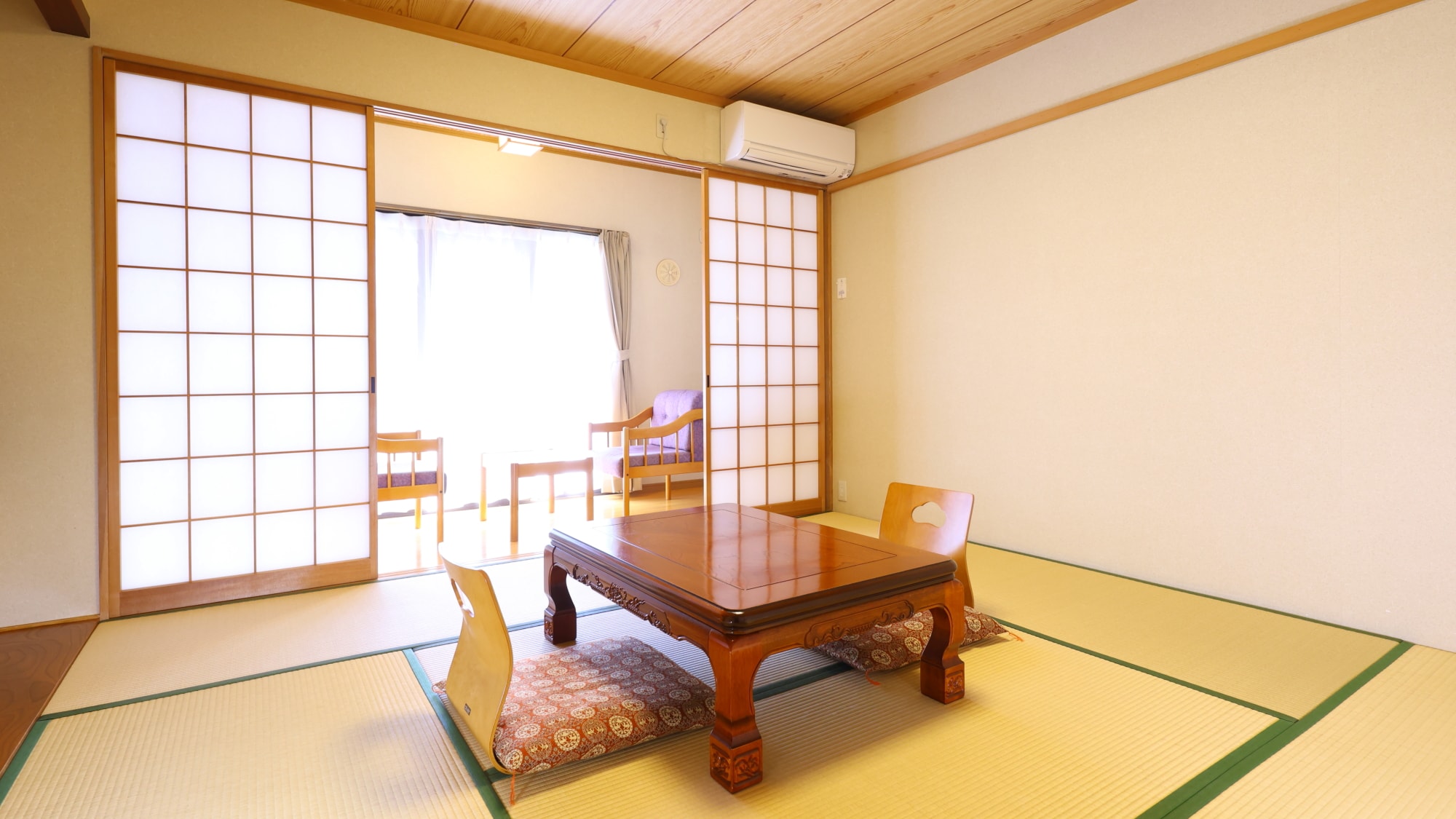 [Kamar bergaya Jepang dengan 8 tikar tatami] Silakan bersantai perlahan.
