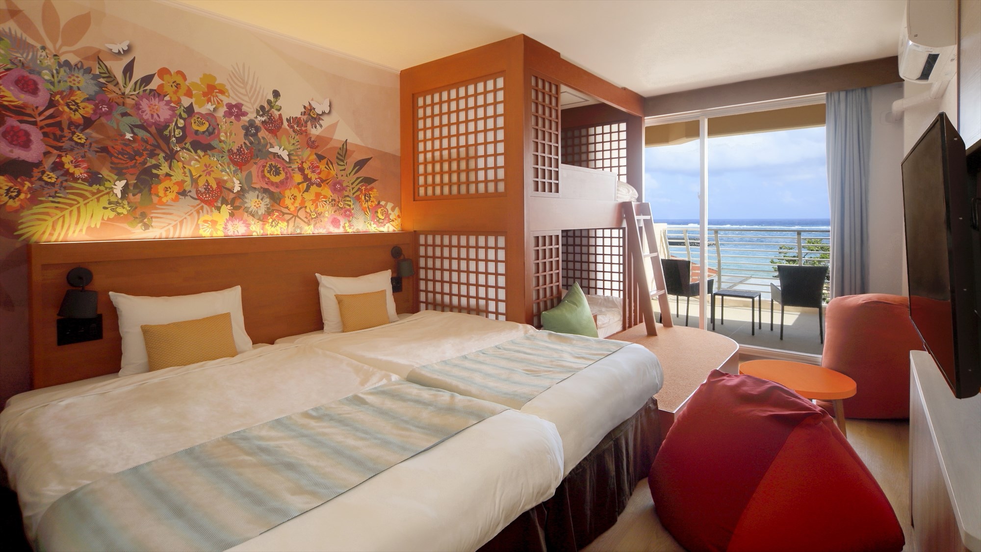 [Main building] Standard bunk bed room (30 square meters / with terrace)