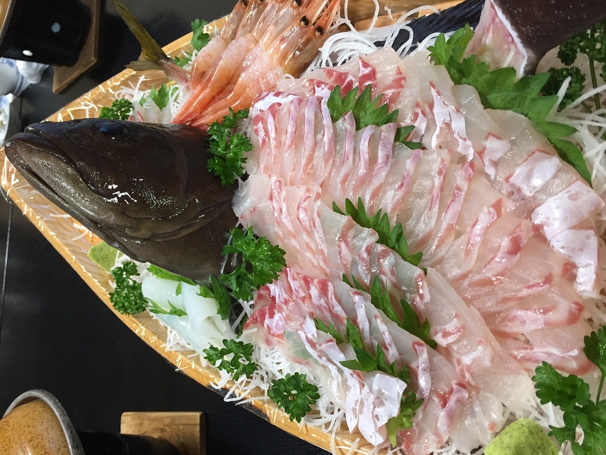 紅石斑魚拼盤