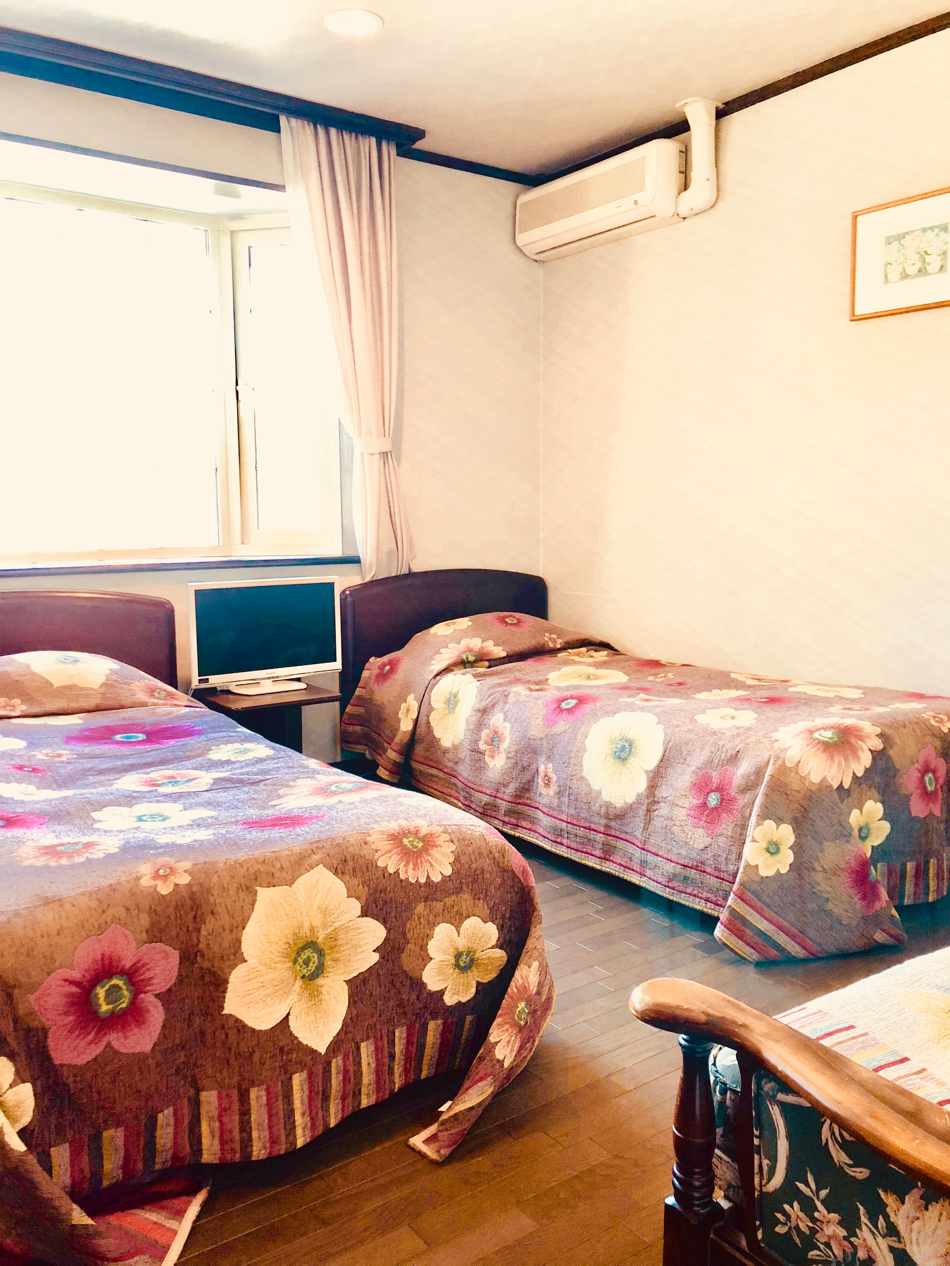 Main building Appi Life ~ is Beautiful ~ Twin Room with sofa ♪ Room 504.
