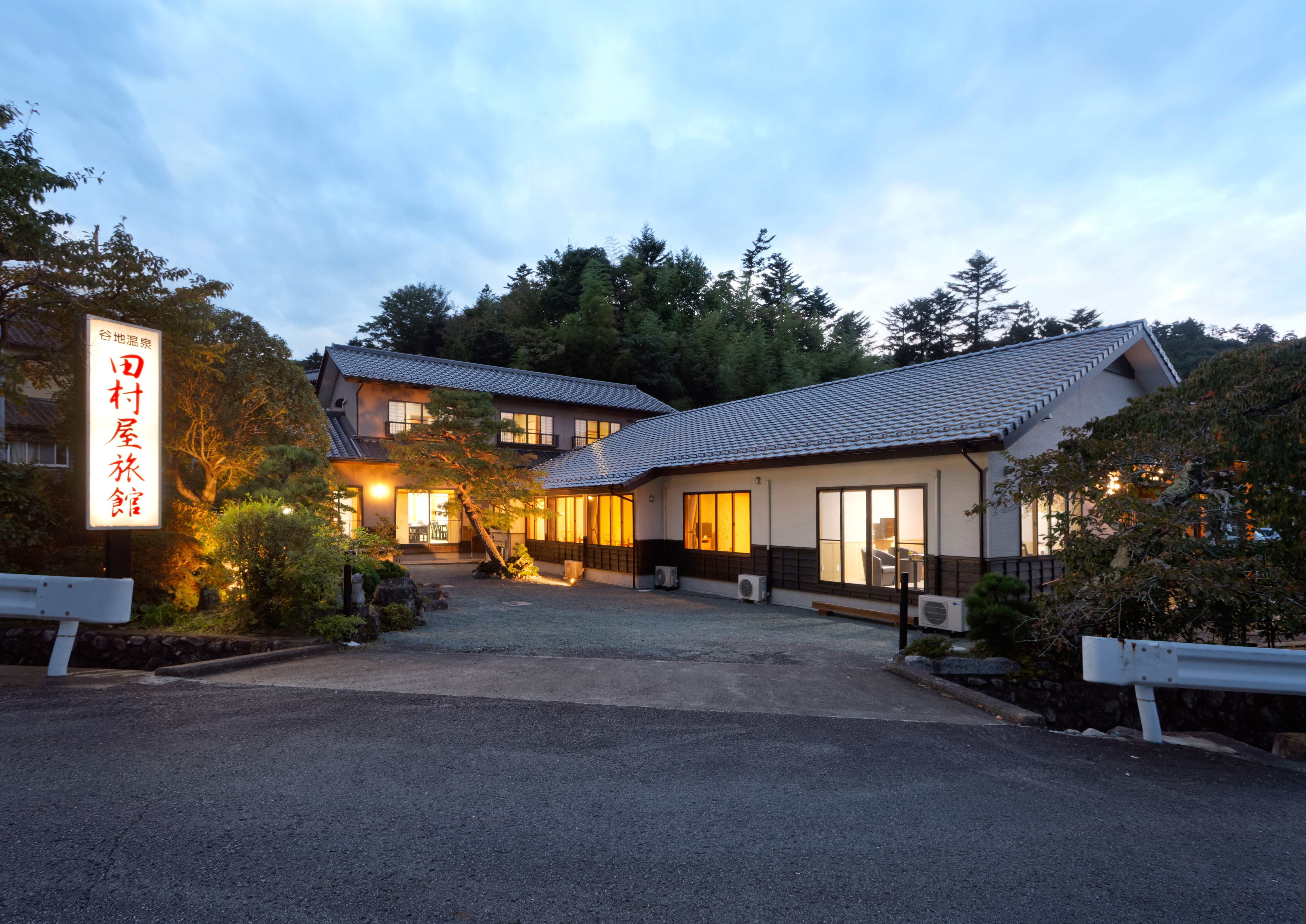 Exterior at night