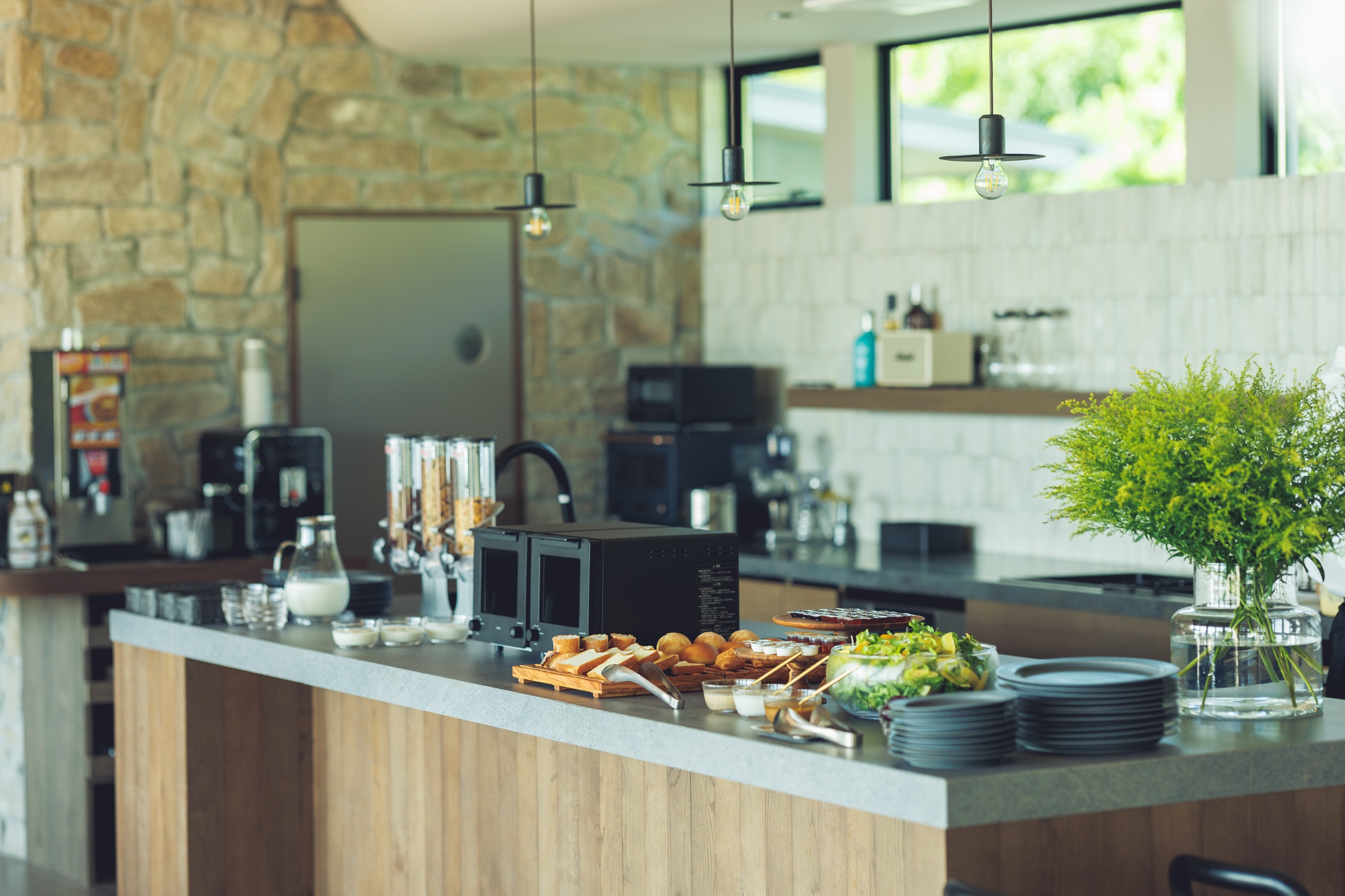 Mini breakfast buffet