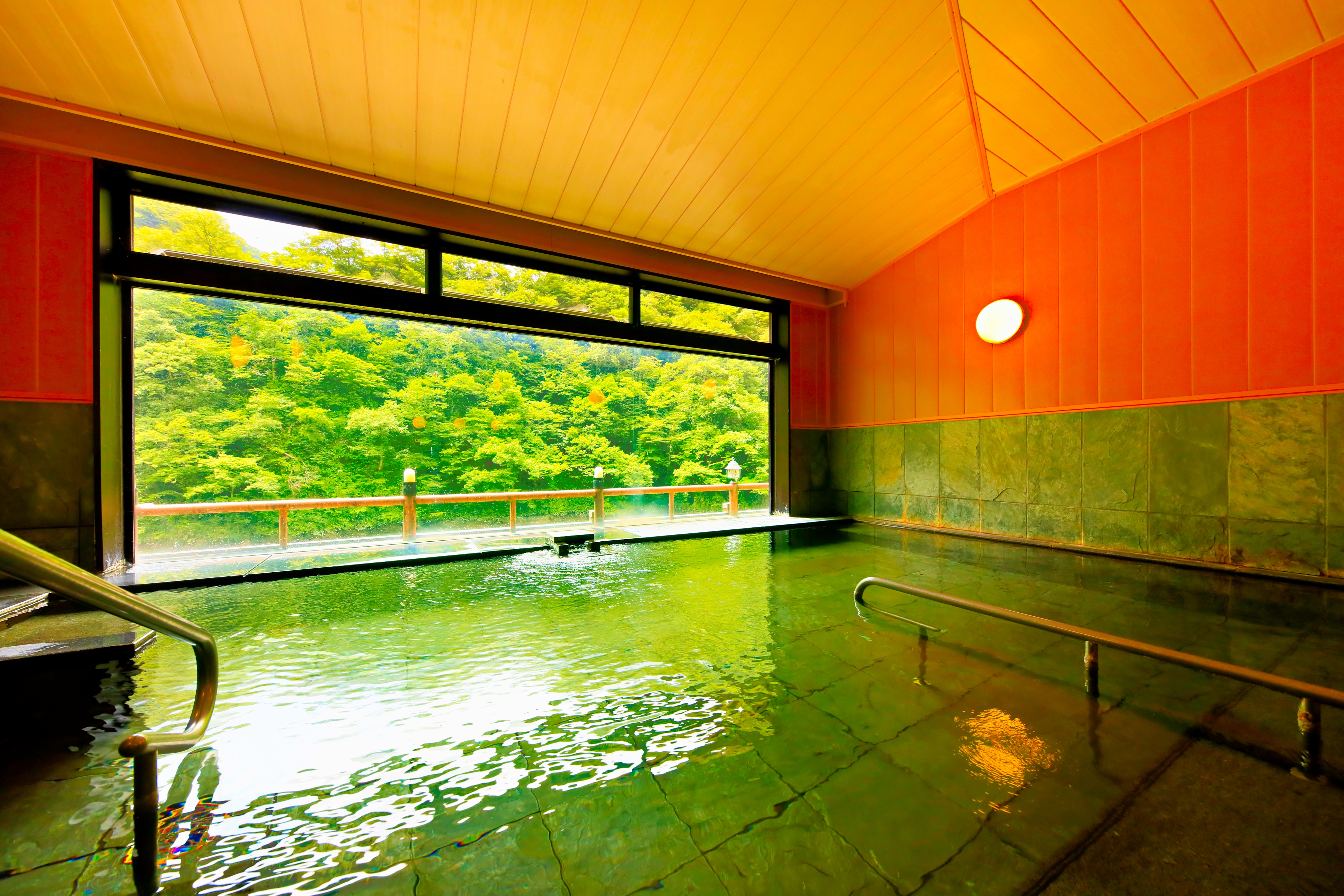 View from the women's bath