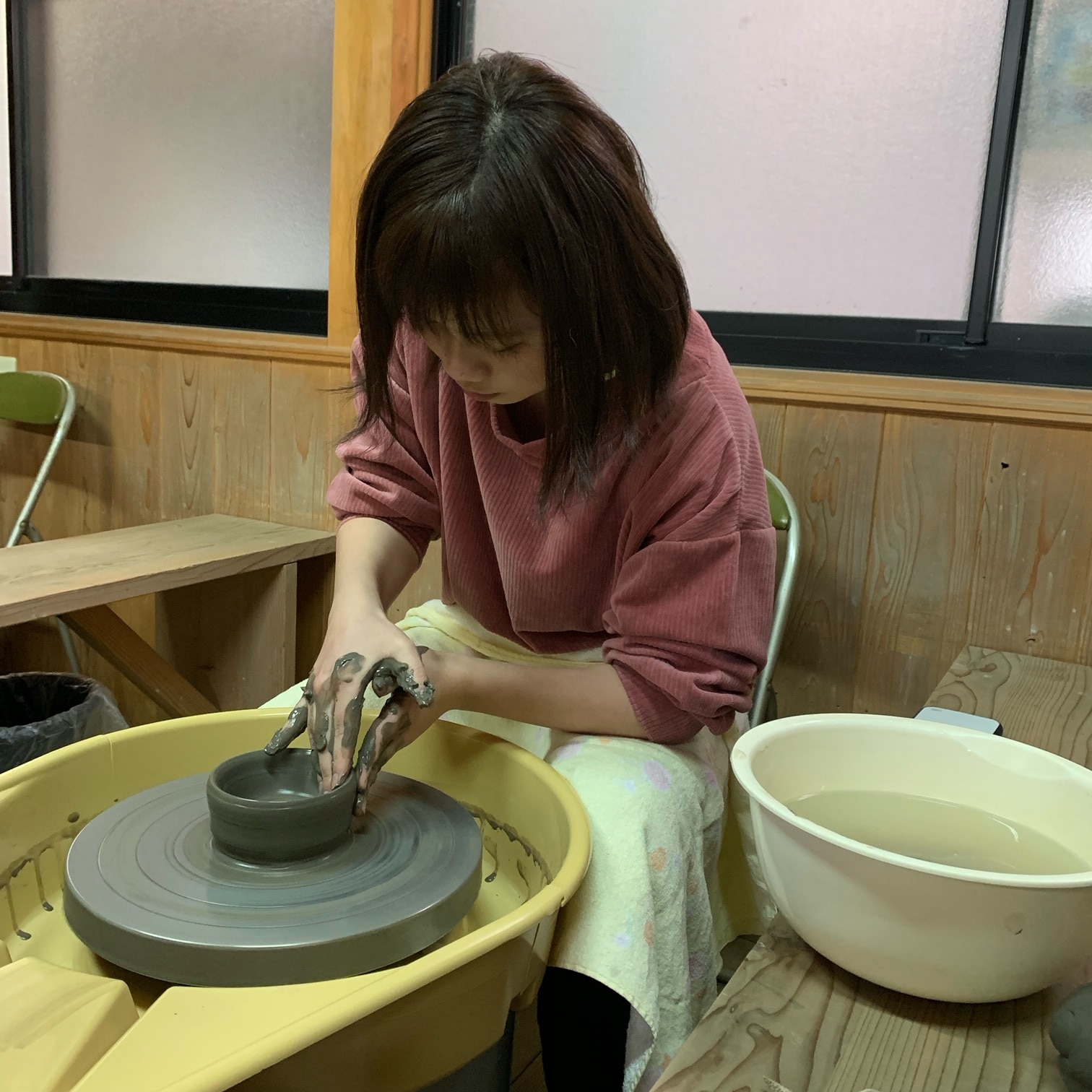 Electric potter's wheel experience