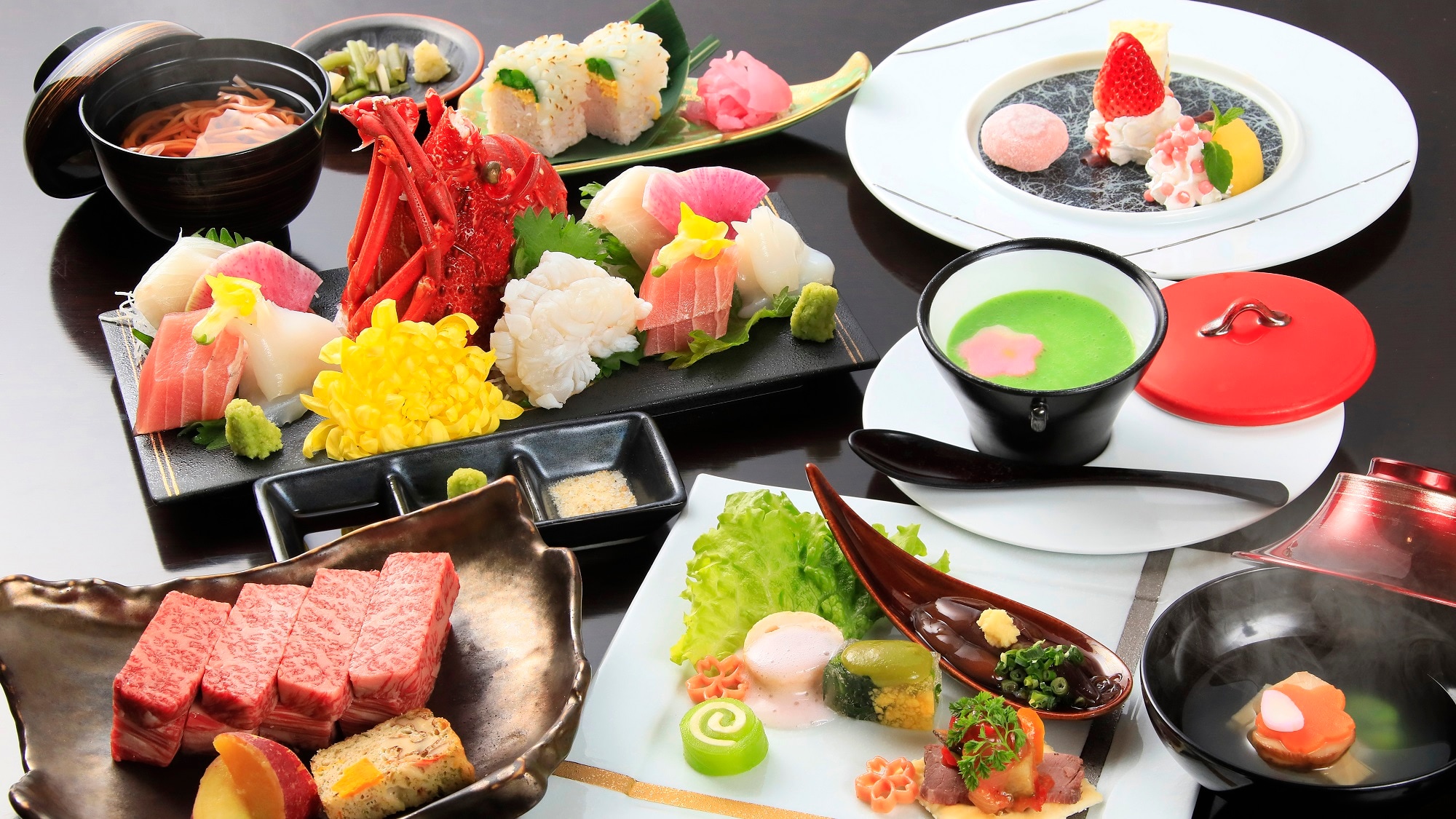 [Top-class Kaiseki] A carefully crafted Japanese-Western Kaiseki