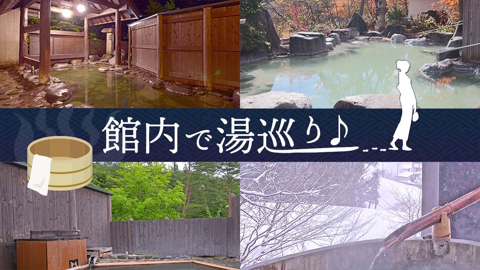 Take a tour of the hot springs in the building