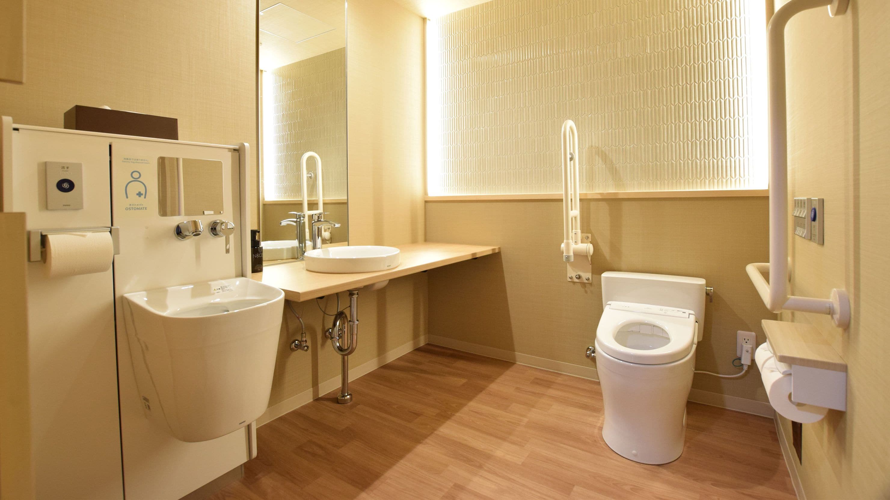 【標準】西翼/通用房/輪椅使用者和腿部無力者可輕鬆入住。