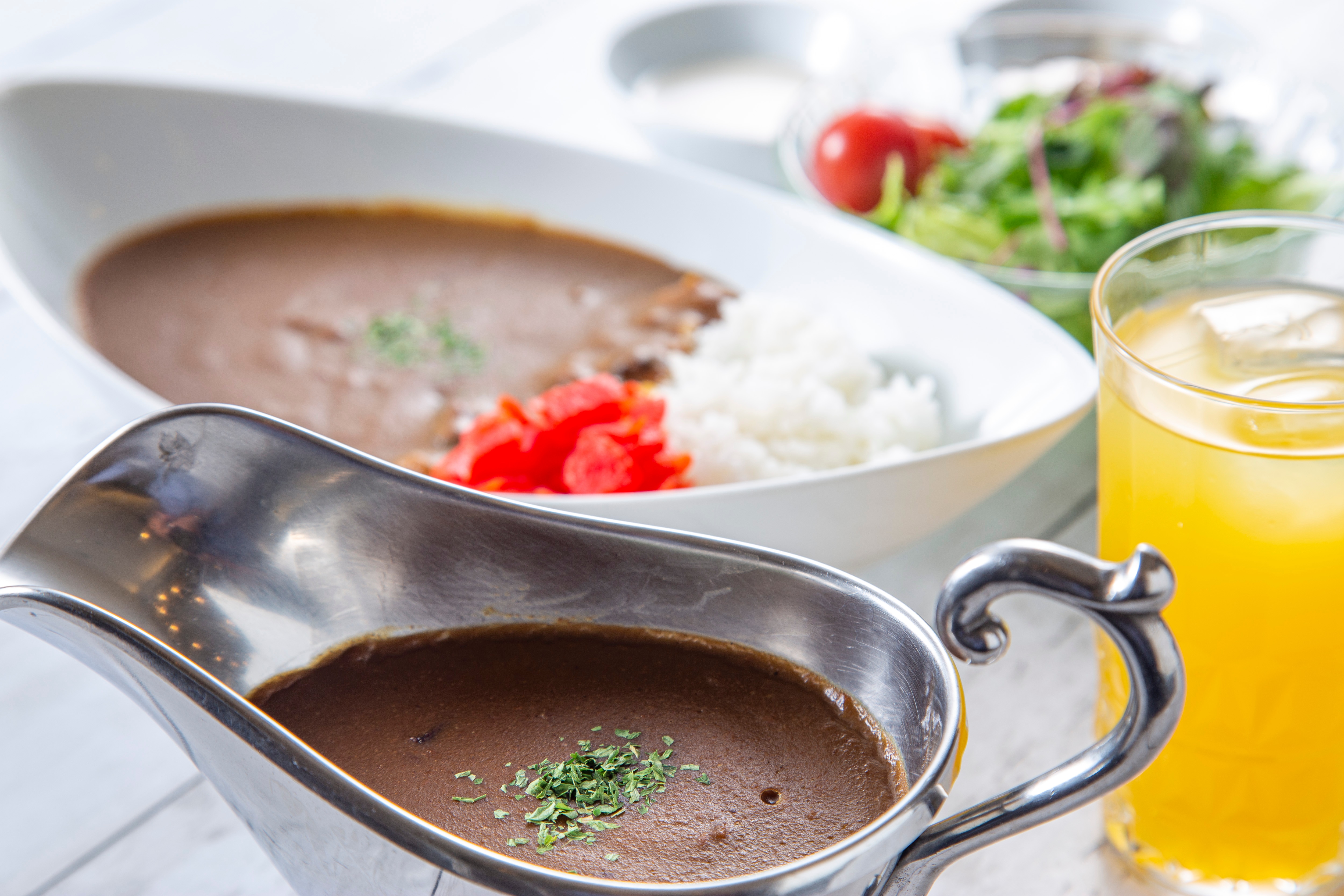 Breakfast buffet Popular curry