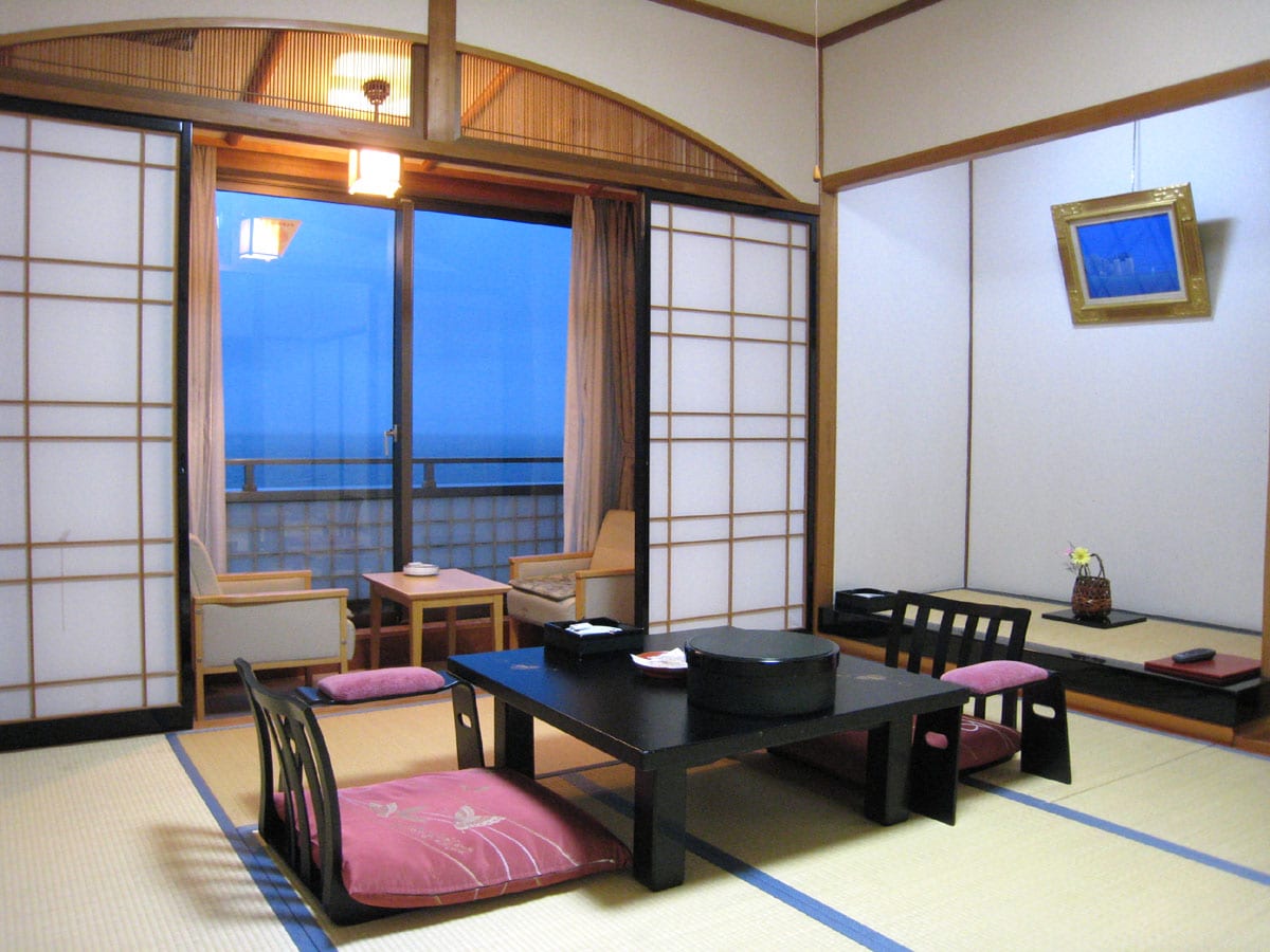 A room overlooking the Sea of Japan