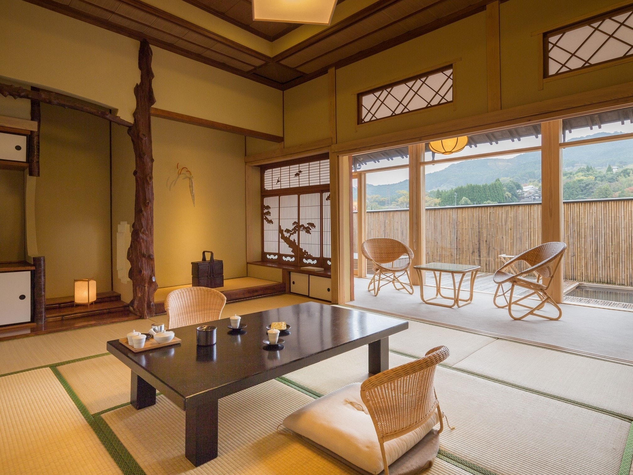 Miyabikan Guest room with open-air bath