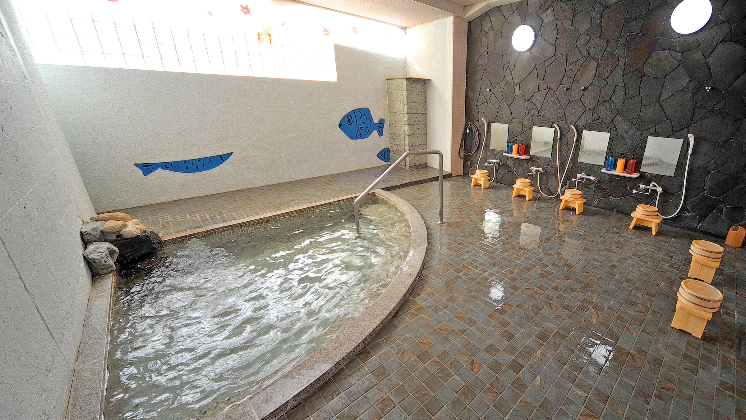 ◆ Hot spring large public bath
