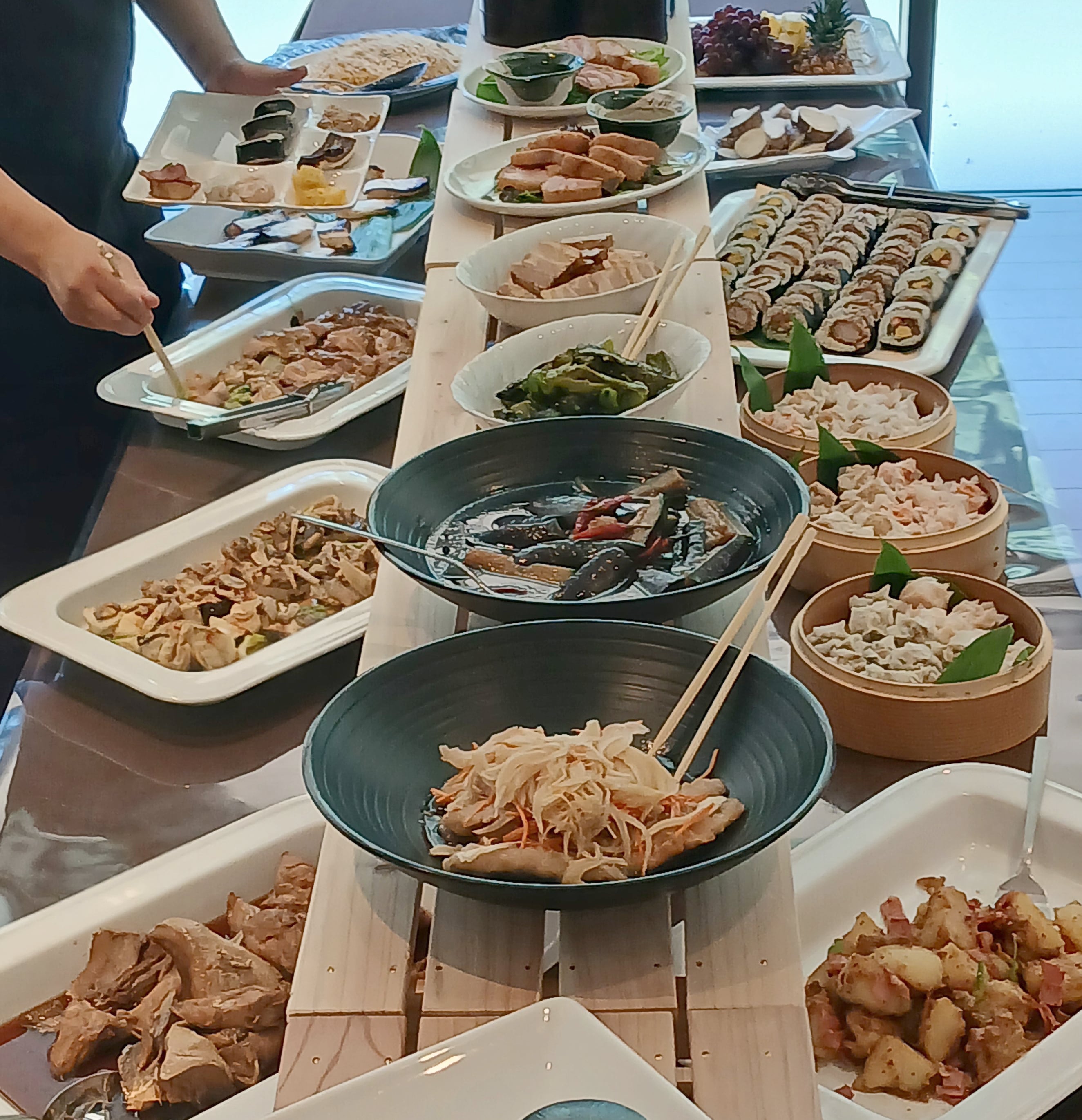 自助晚餐