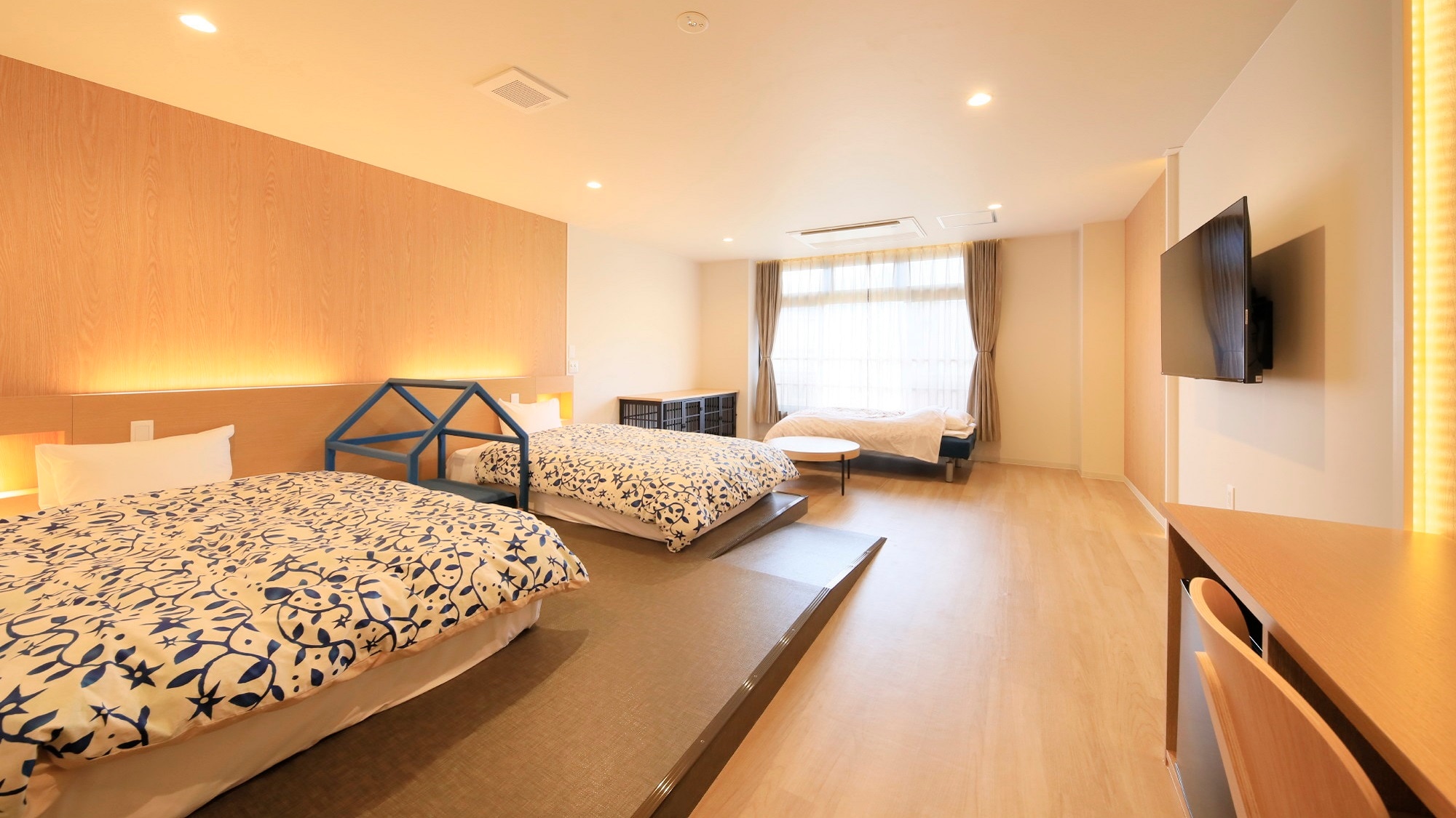 [Western-style twin] You can see the entire room.　