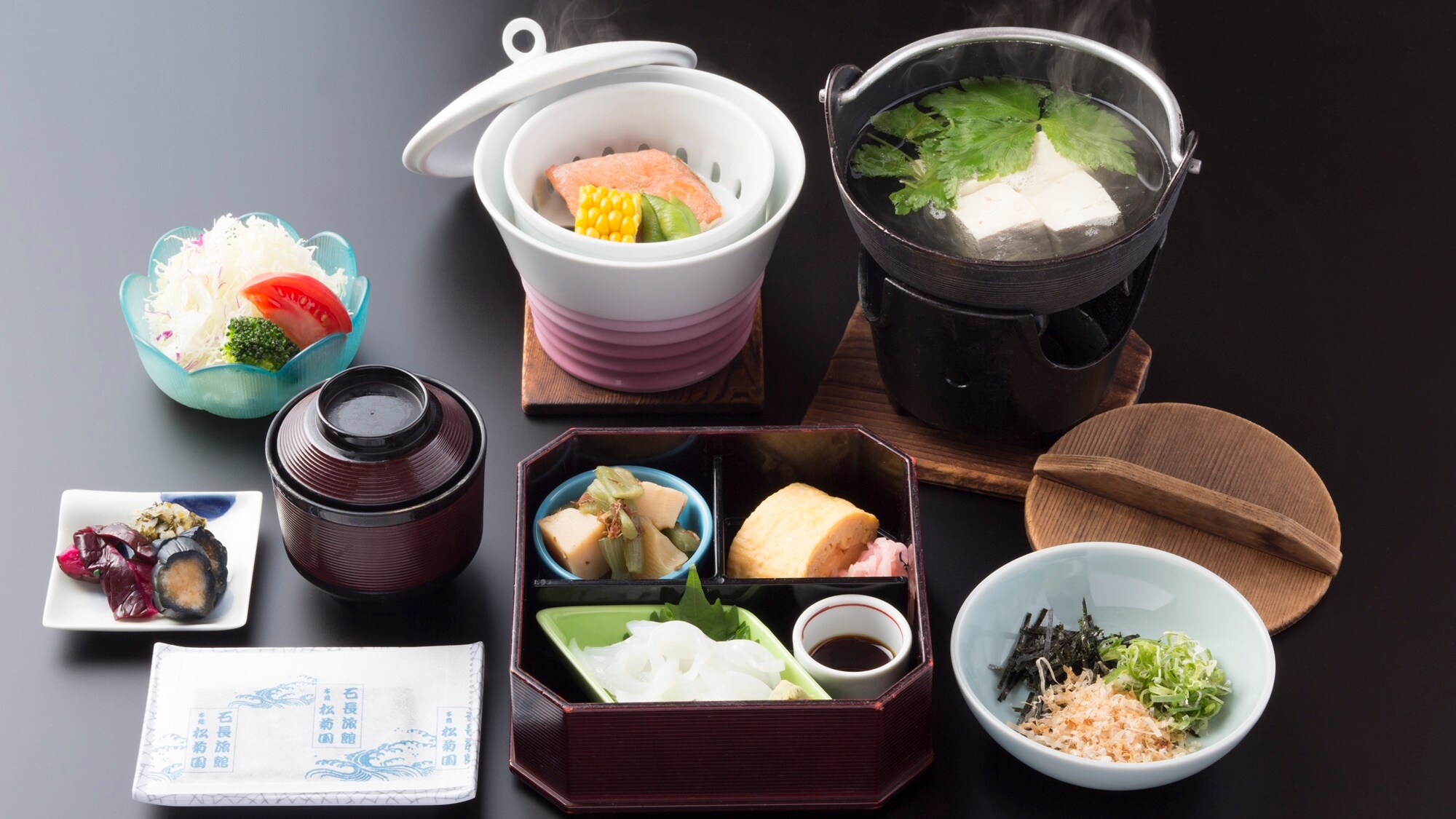 *Image of Japanese breakfast set menu