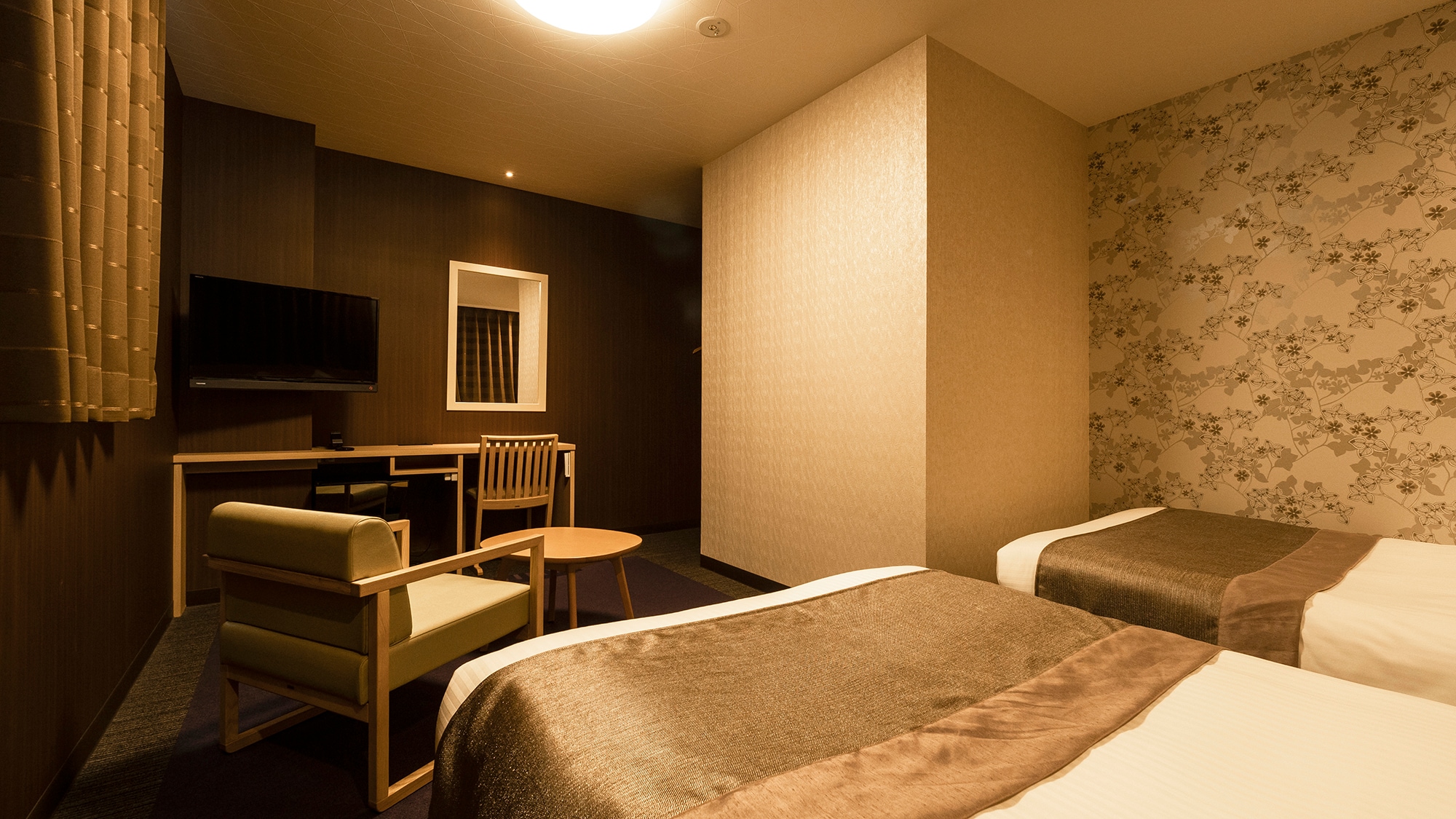 ◇Twin Room◇2 semi-double beds