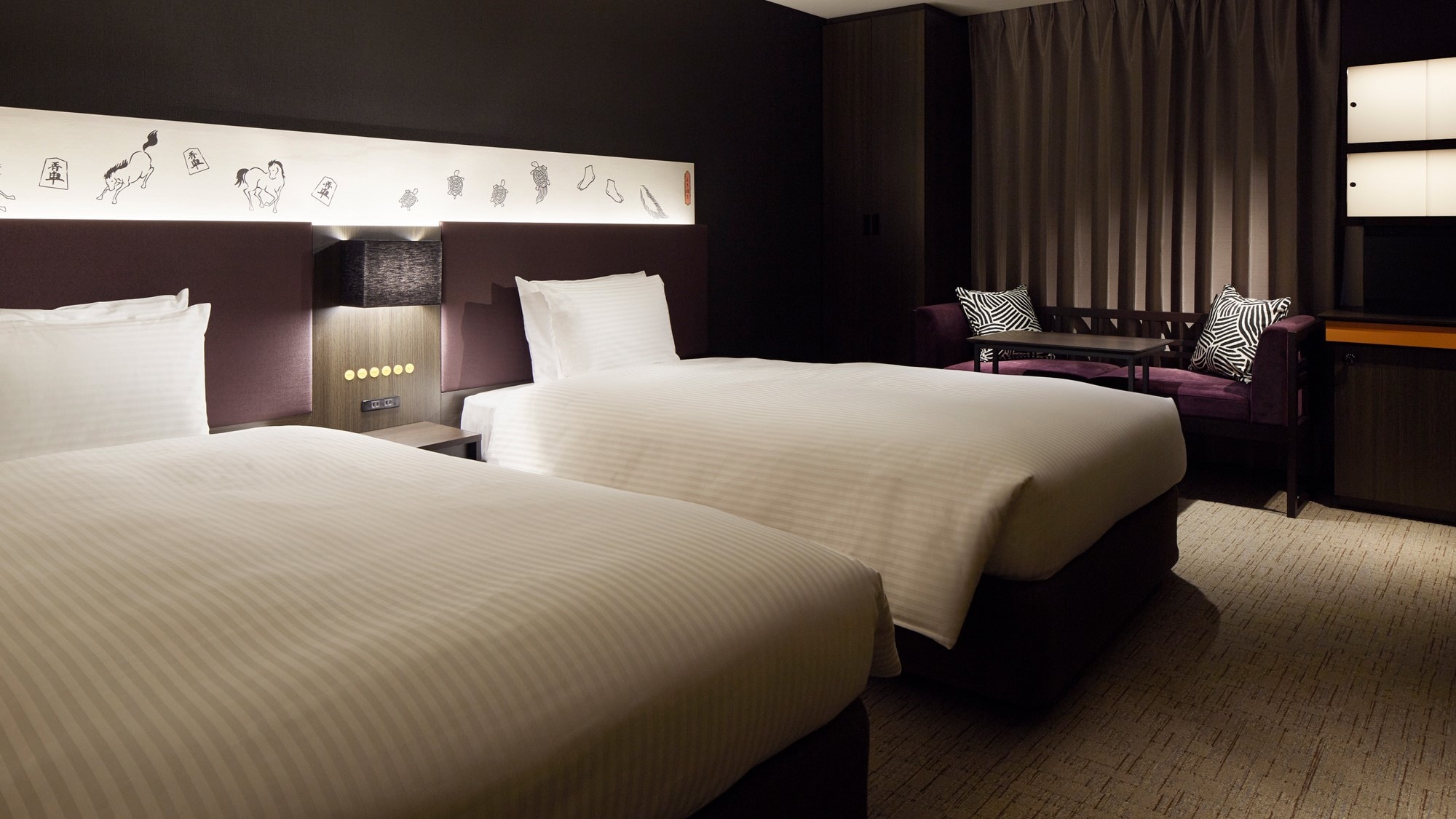 & lt; Moderate Twin & gt; 23.5m & sup2; A standard twin room where you can relax and relax.