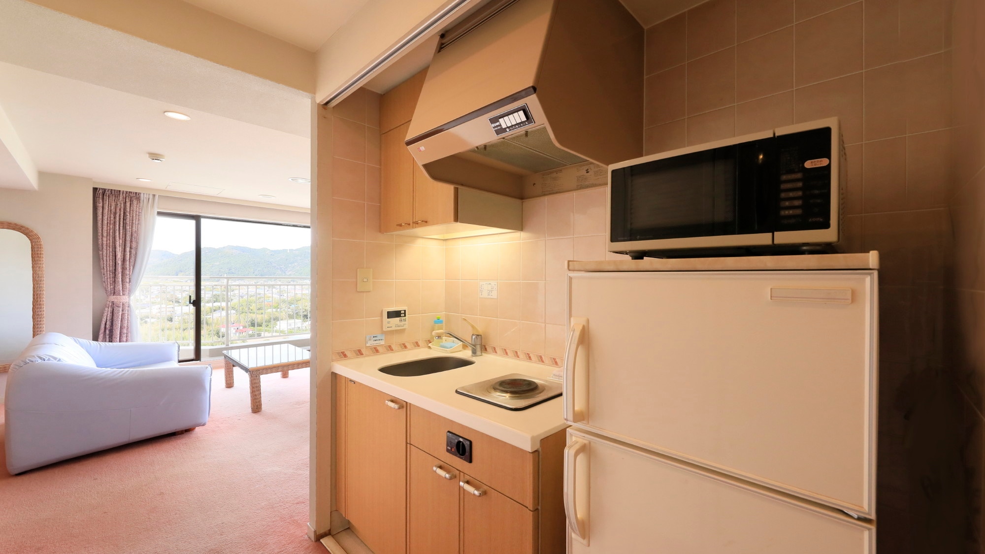A fully equipped kitchen space with cooking utensils *One example