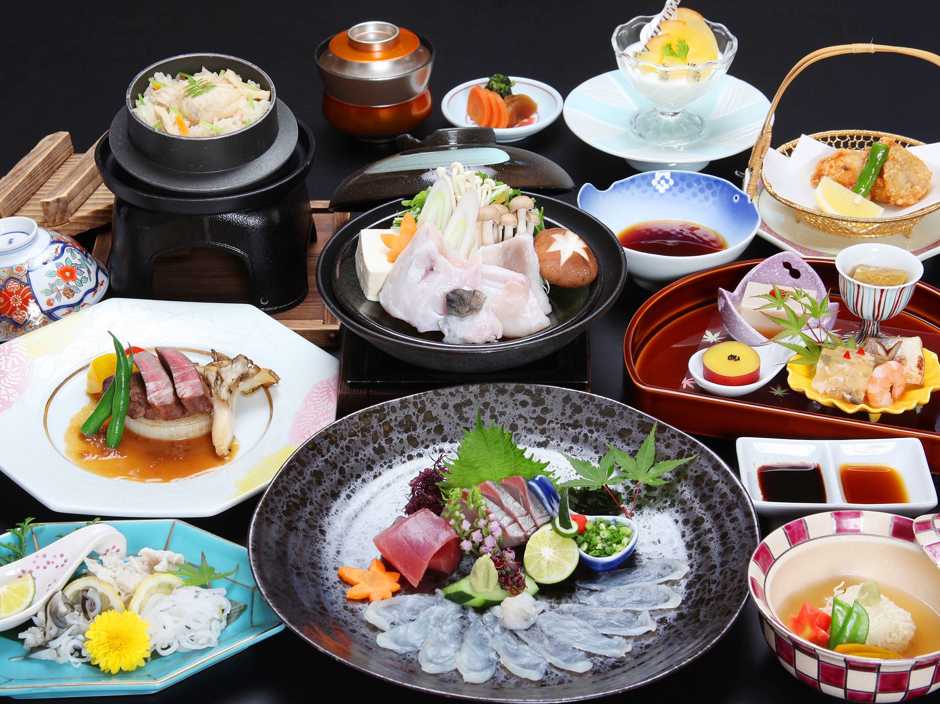 The King of Authentic Yamaguchi Flavors ``Tarafuku Fugu Kaiseki'' Plan