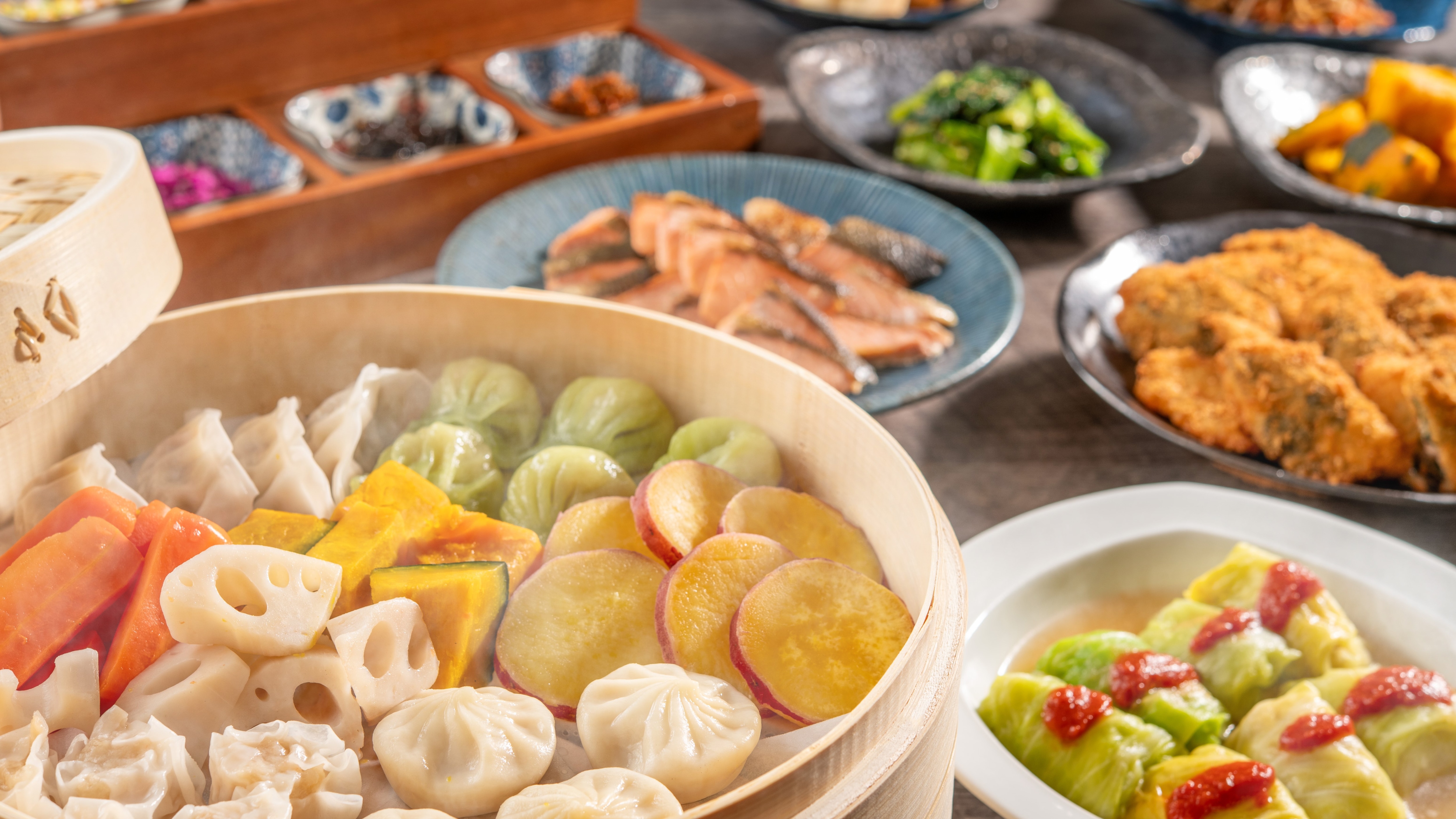 Ví dụ về bữa sáng tự chọn