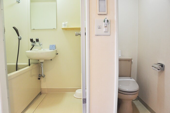 All rooms have separate baths and toilets