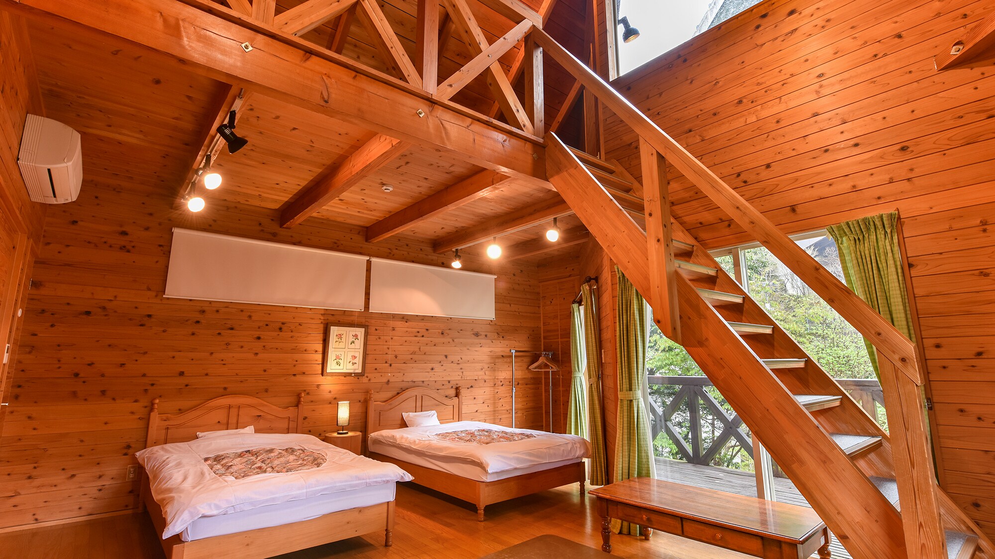 *山间小屋风格小屋 [5 张床 + 2 张日式床垫] 示例