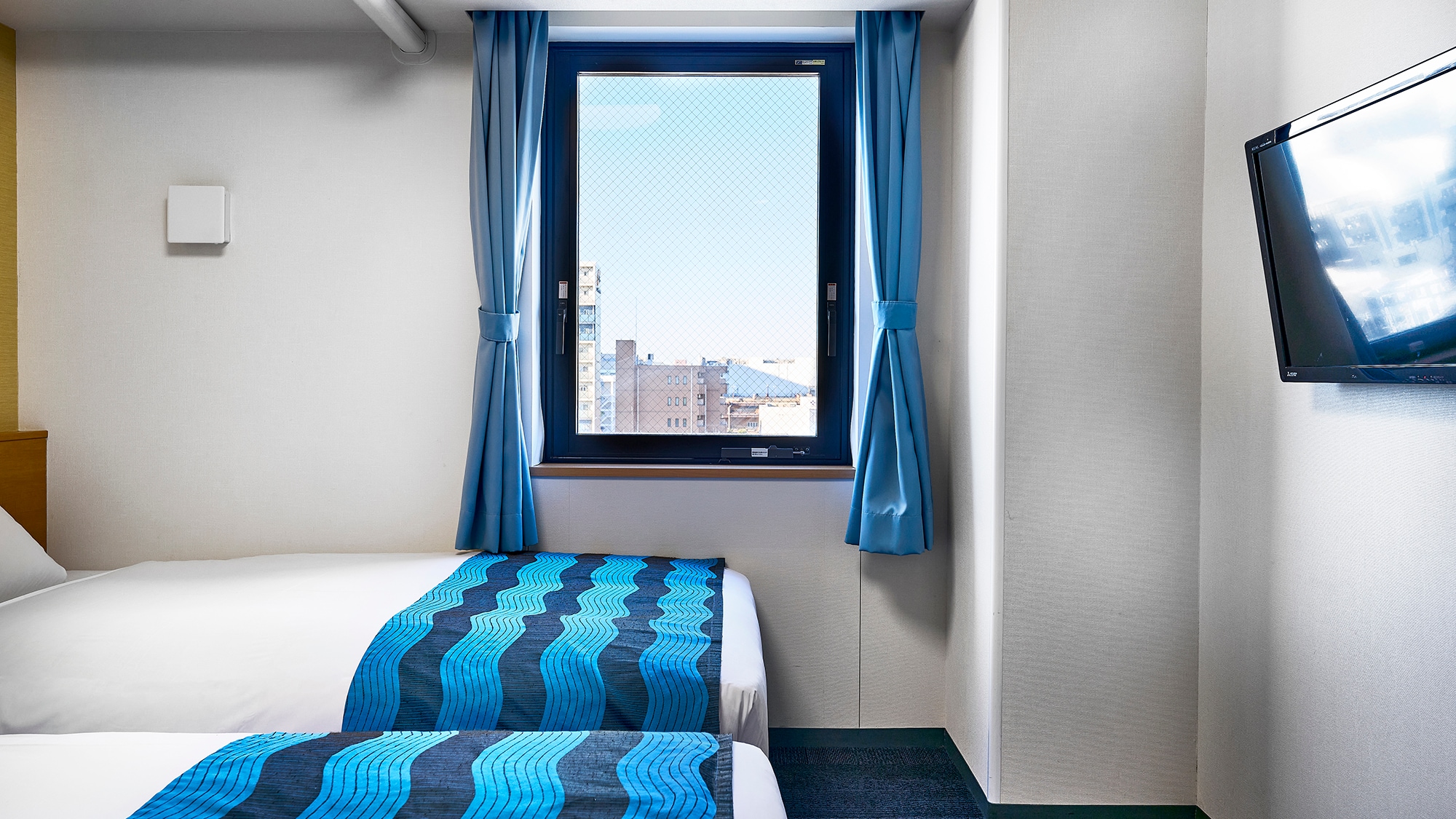 [ห้องเตียงคู่] ห้องพักขนาด 16 ตารางเมตร สะดวกสบาย