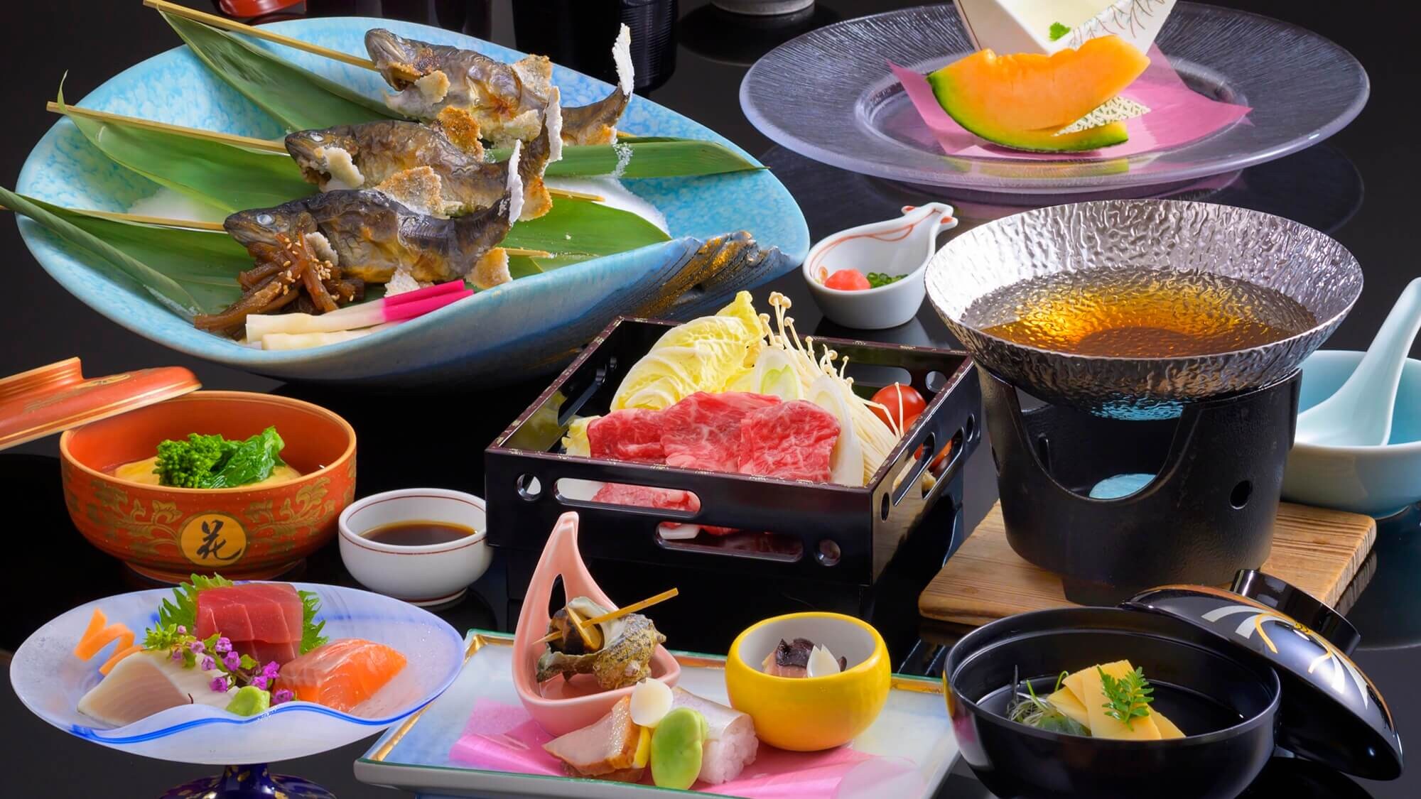 An example of the authentic Kaiseki course [Yokotake Kaiseki course]